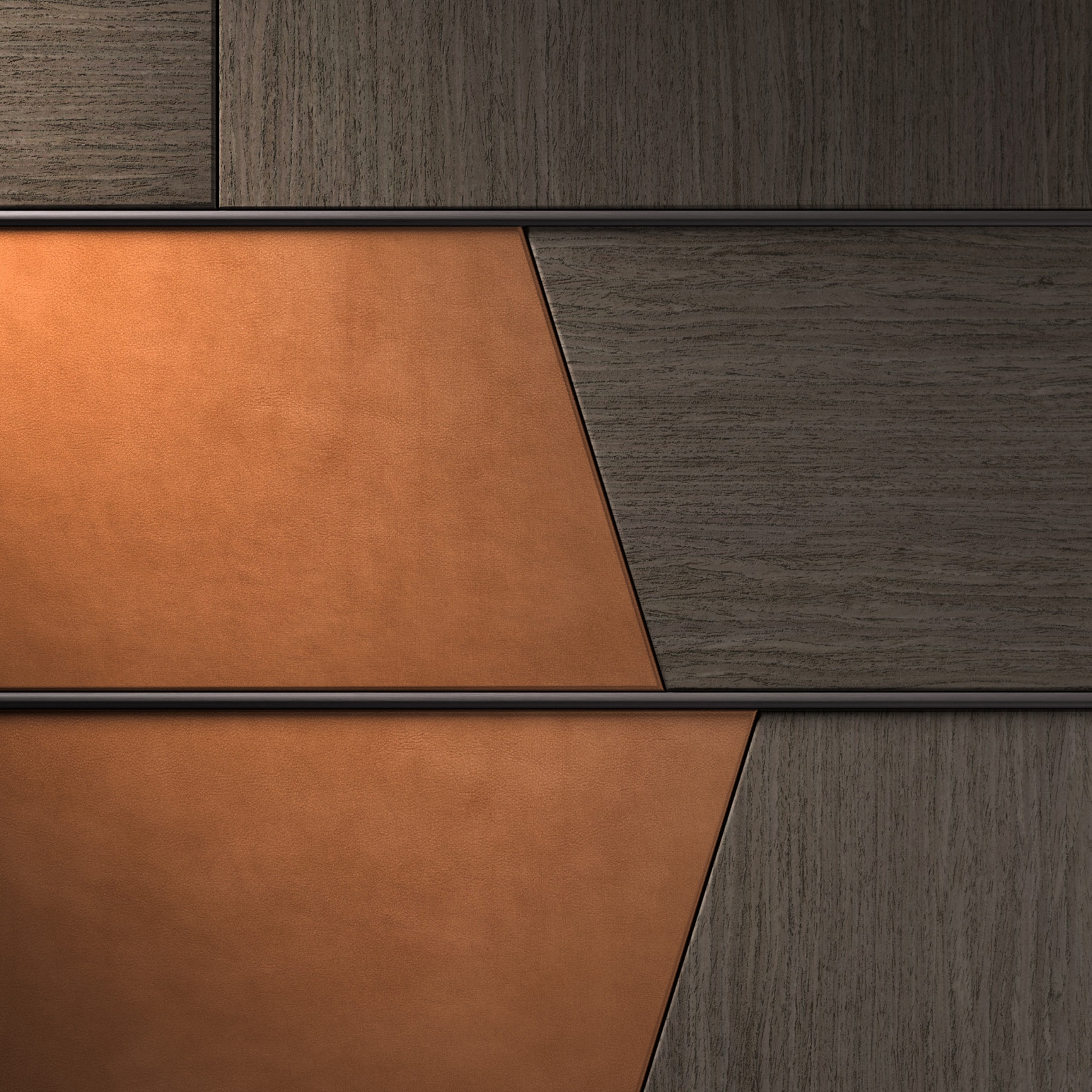 Display product Terre | Wall Panels Leather from manufacturer Laurameroni