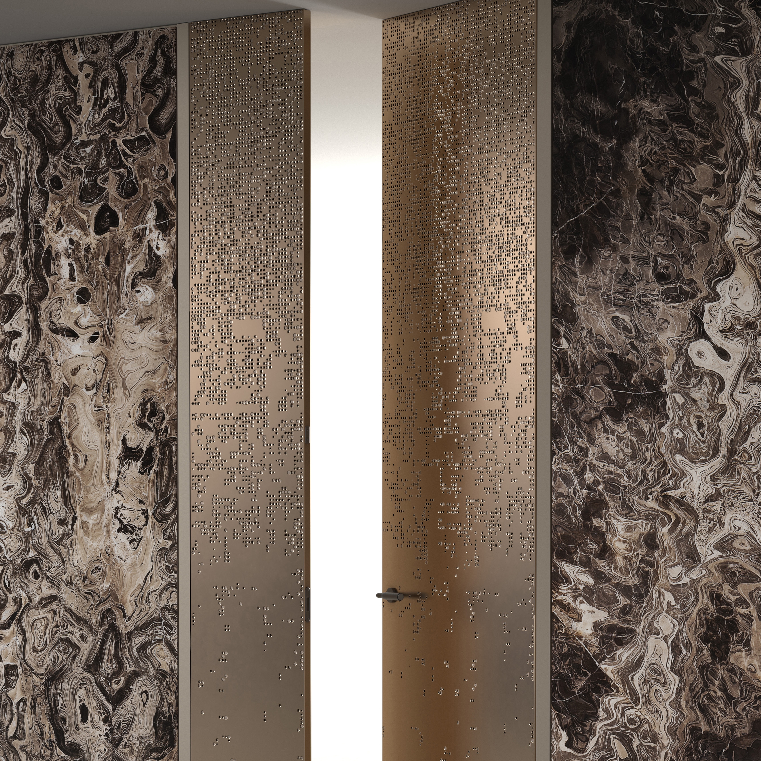 Unlimited | Hinged Door Liquid Metal