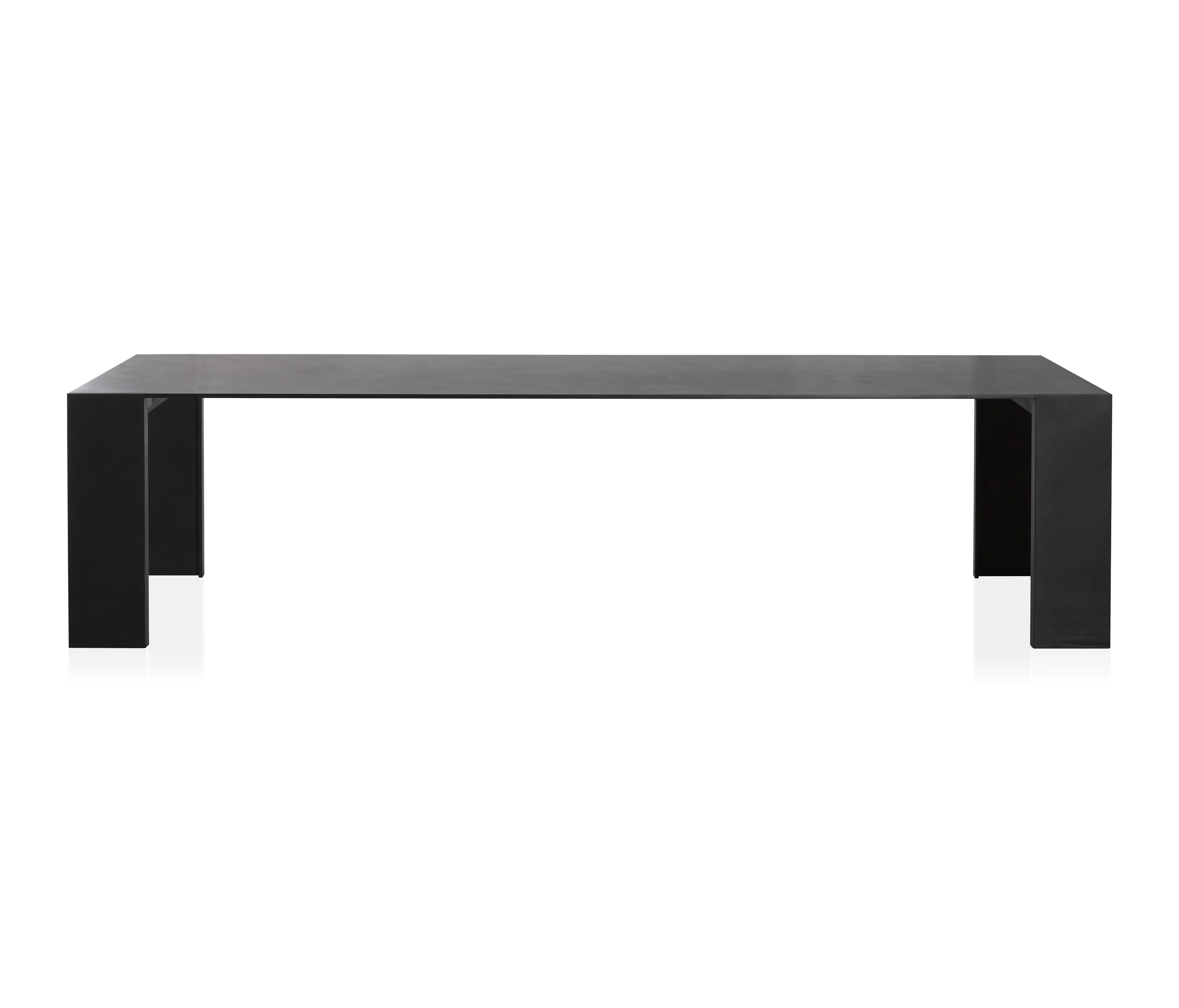 Display product Metallico black table from manufacturer PORRO