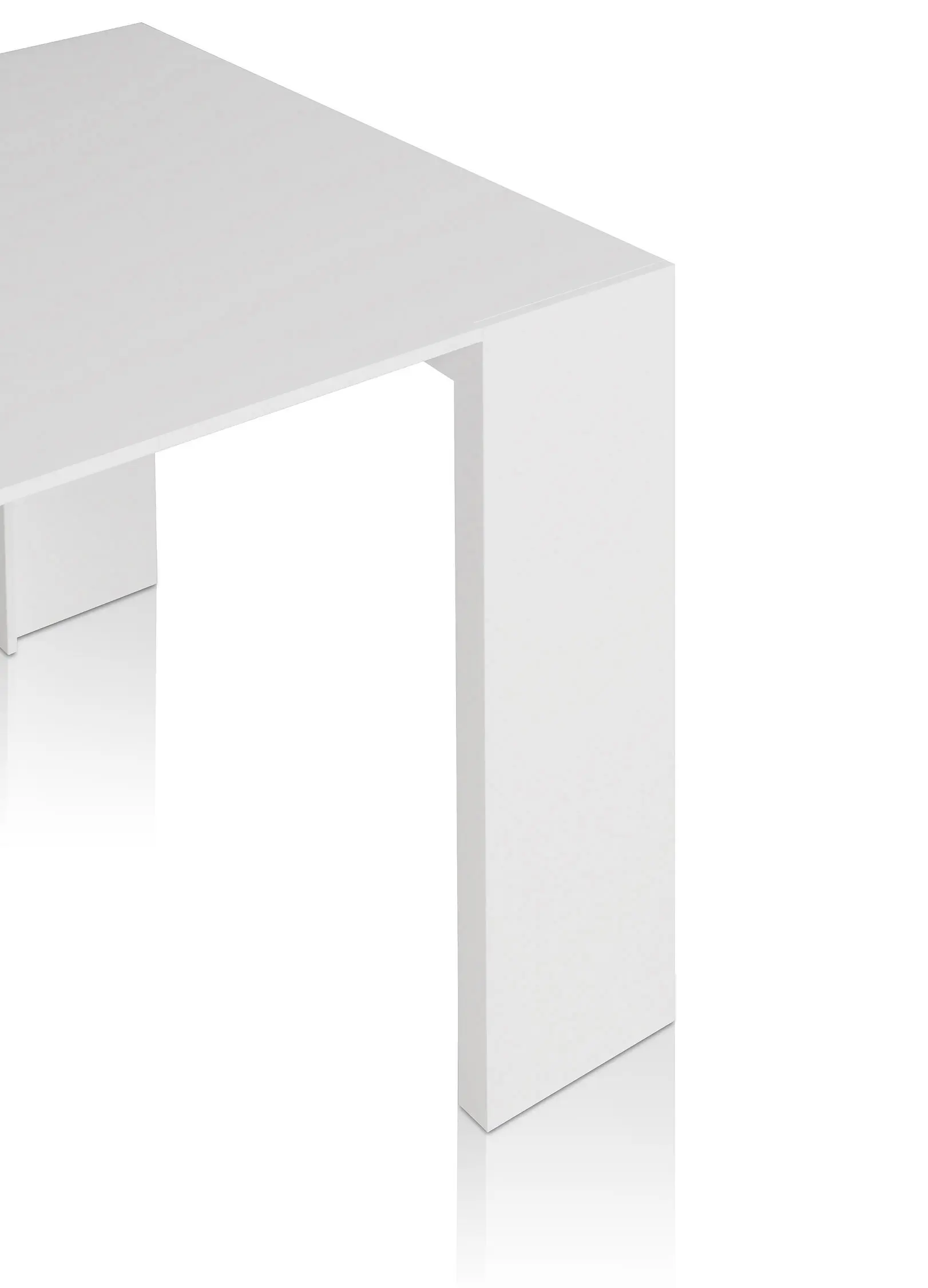 PORRO - Metallico white table