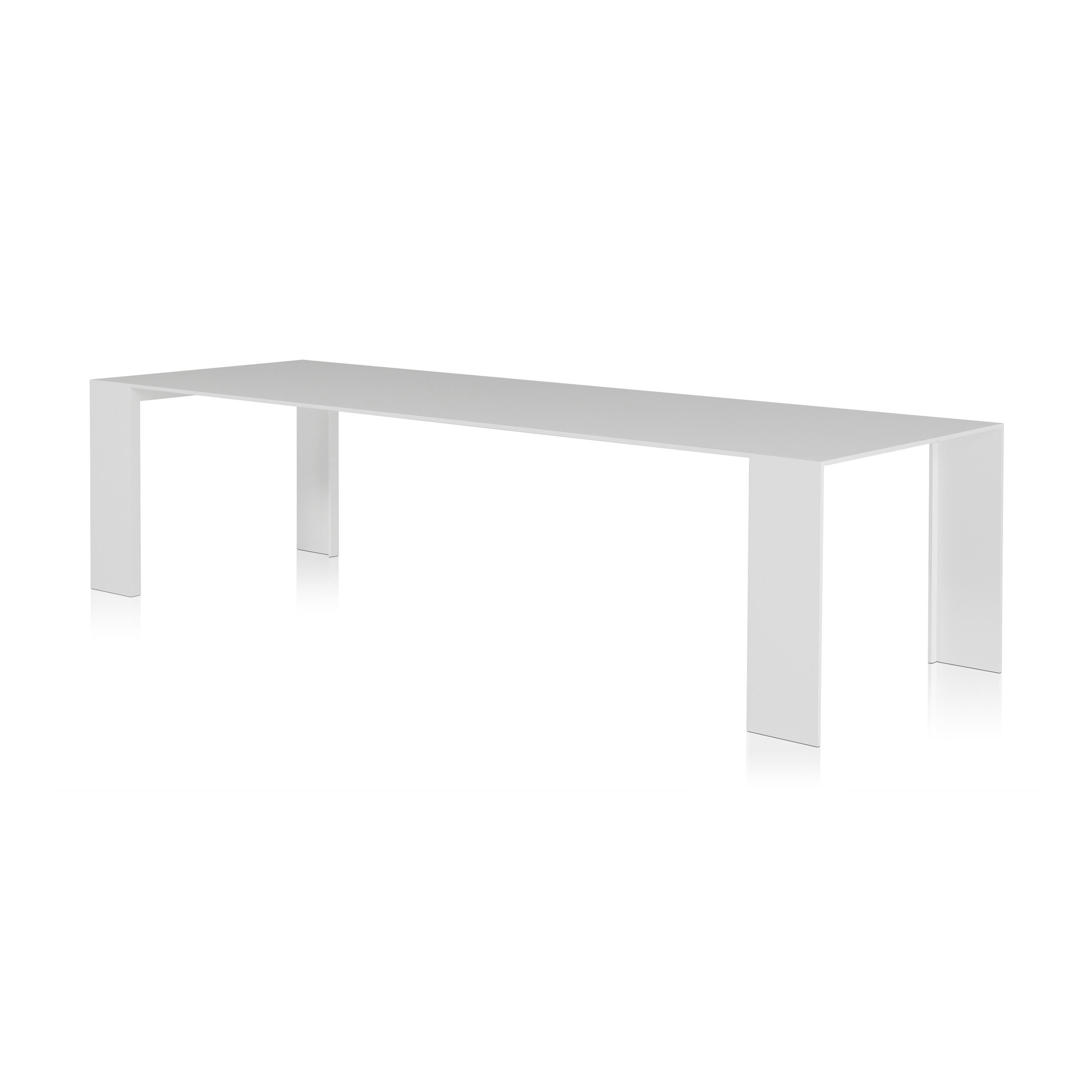 Metallico white table