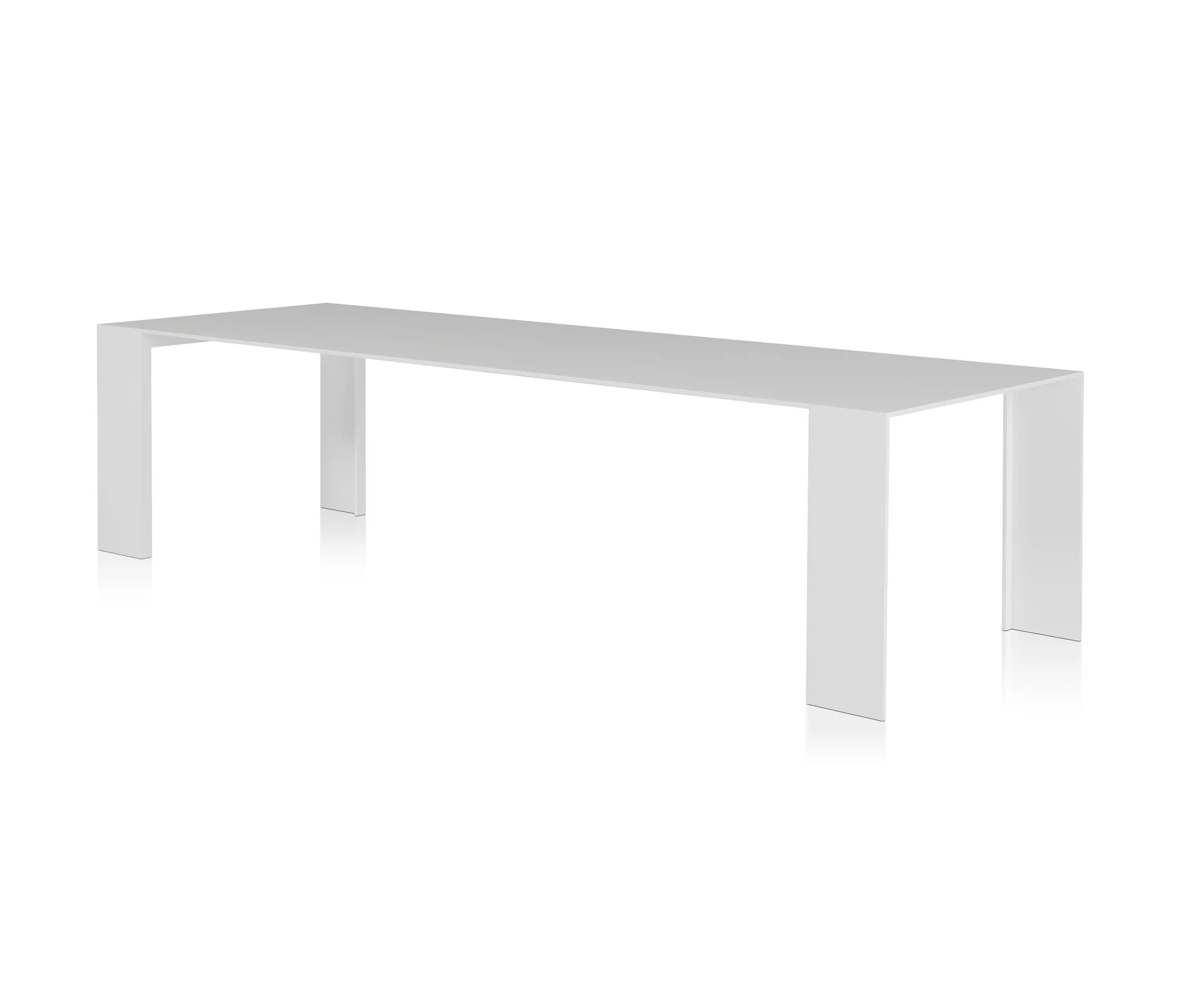 PORRO - Metallico white table