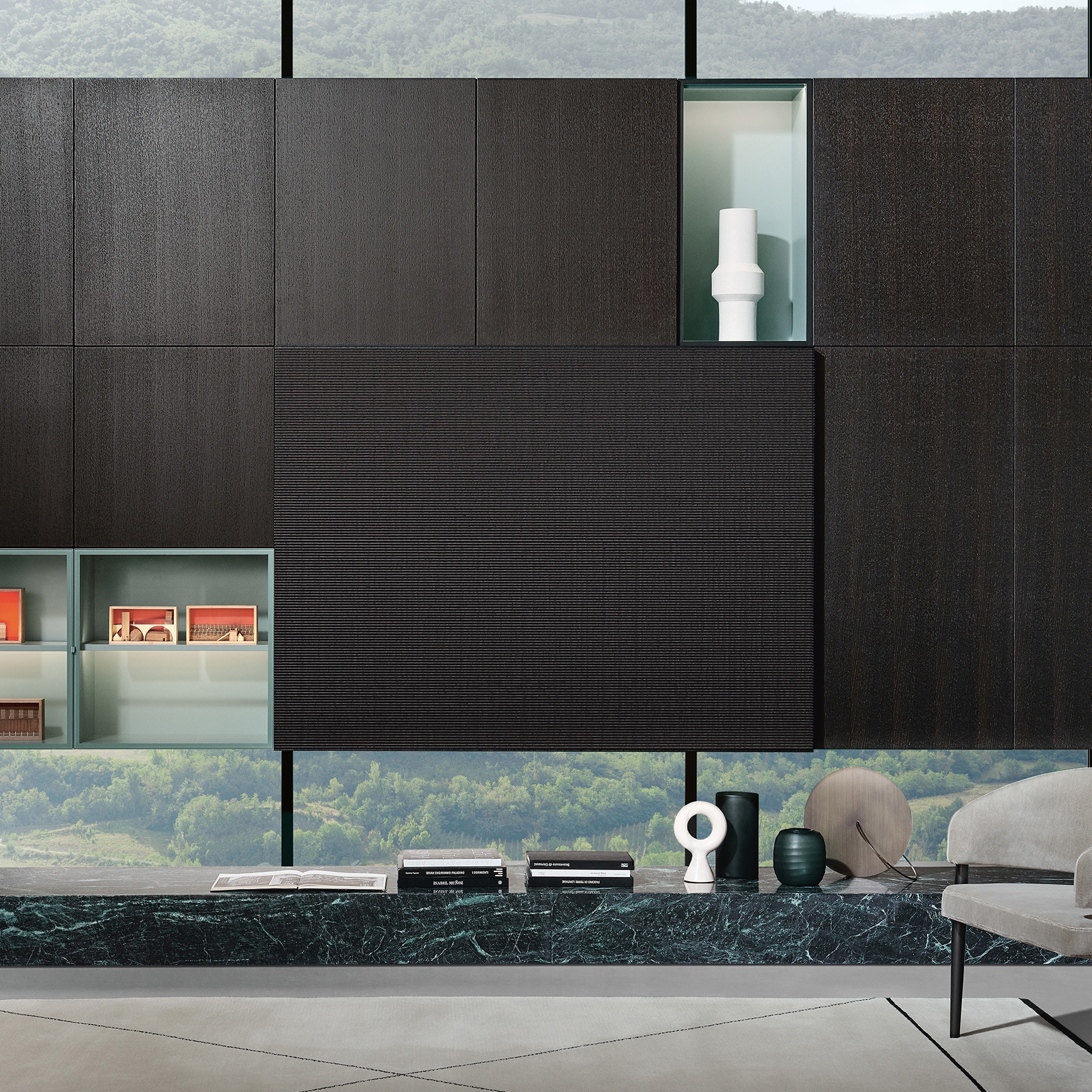 Display product Living TV - HI - FI from manufacturer PORRO