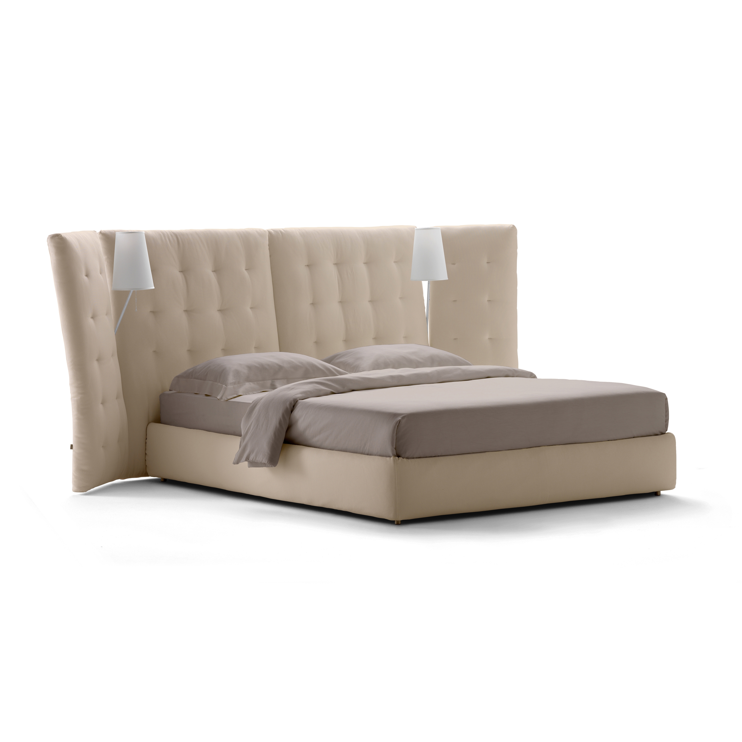 Display product Angle Quilted Headboard from manufacturer Flou