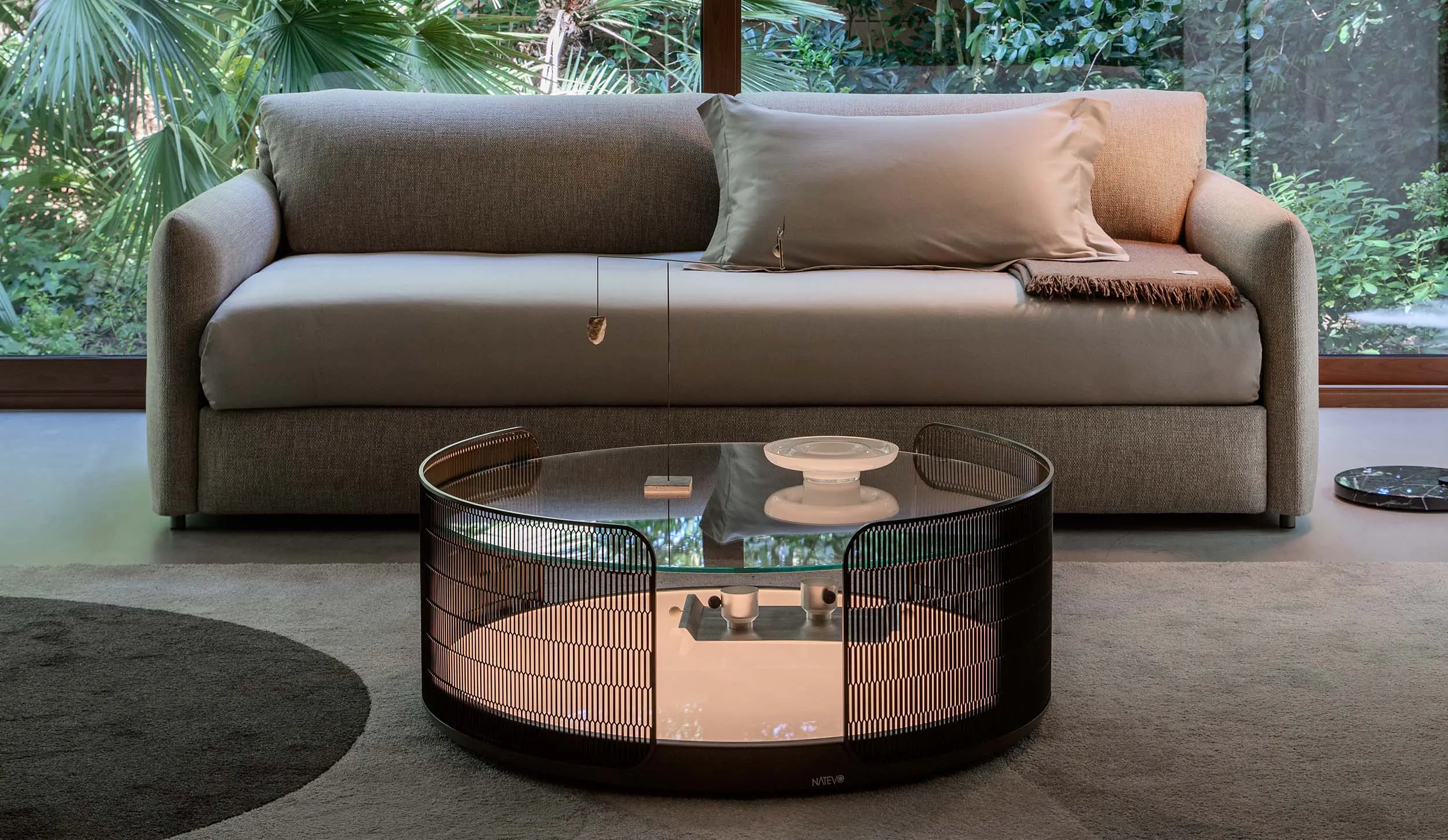 Flou - Chiaro di Luna Tables Basses Rondes