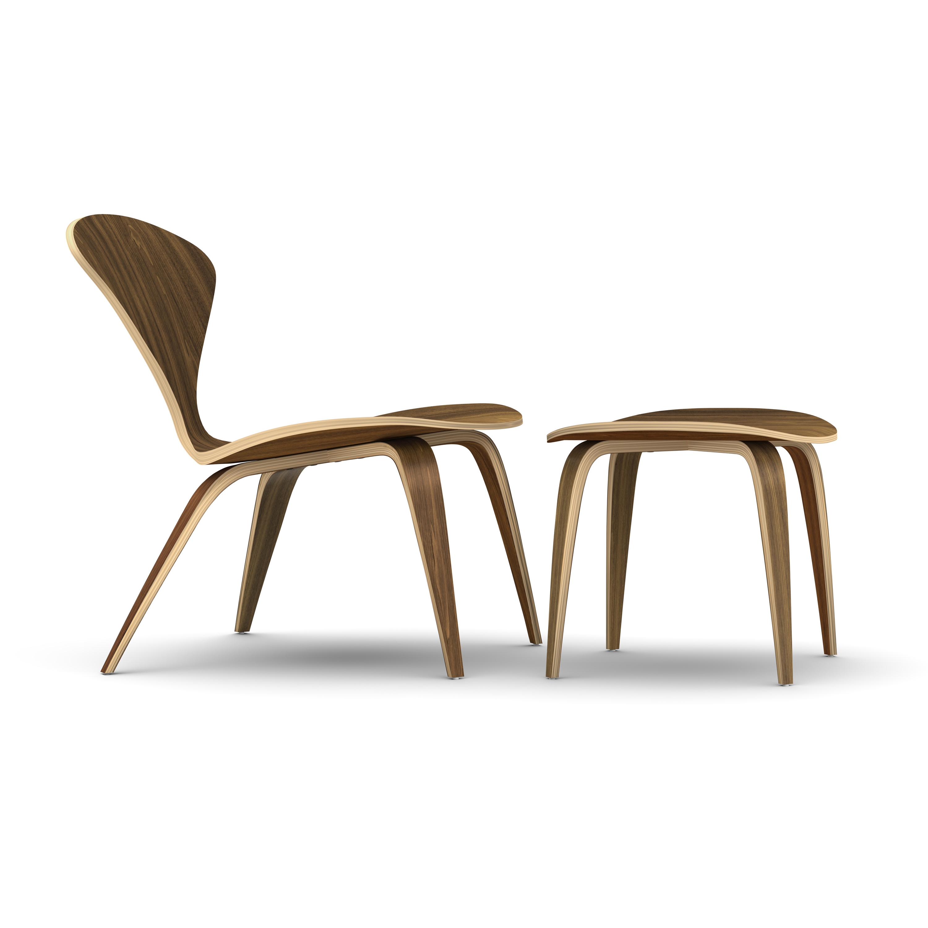 Display product Cherner Lounge Chair and Ottoman from manufacturer Cherner