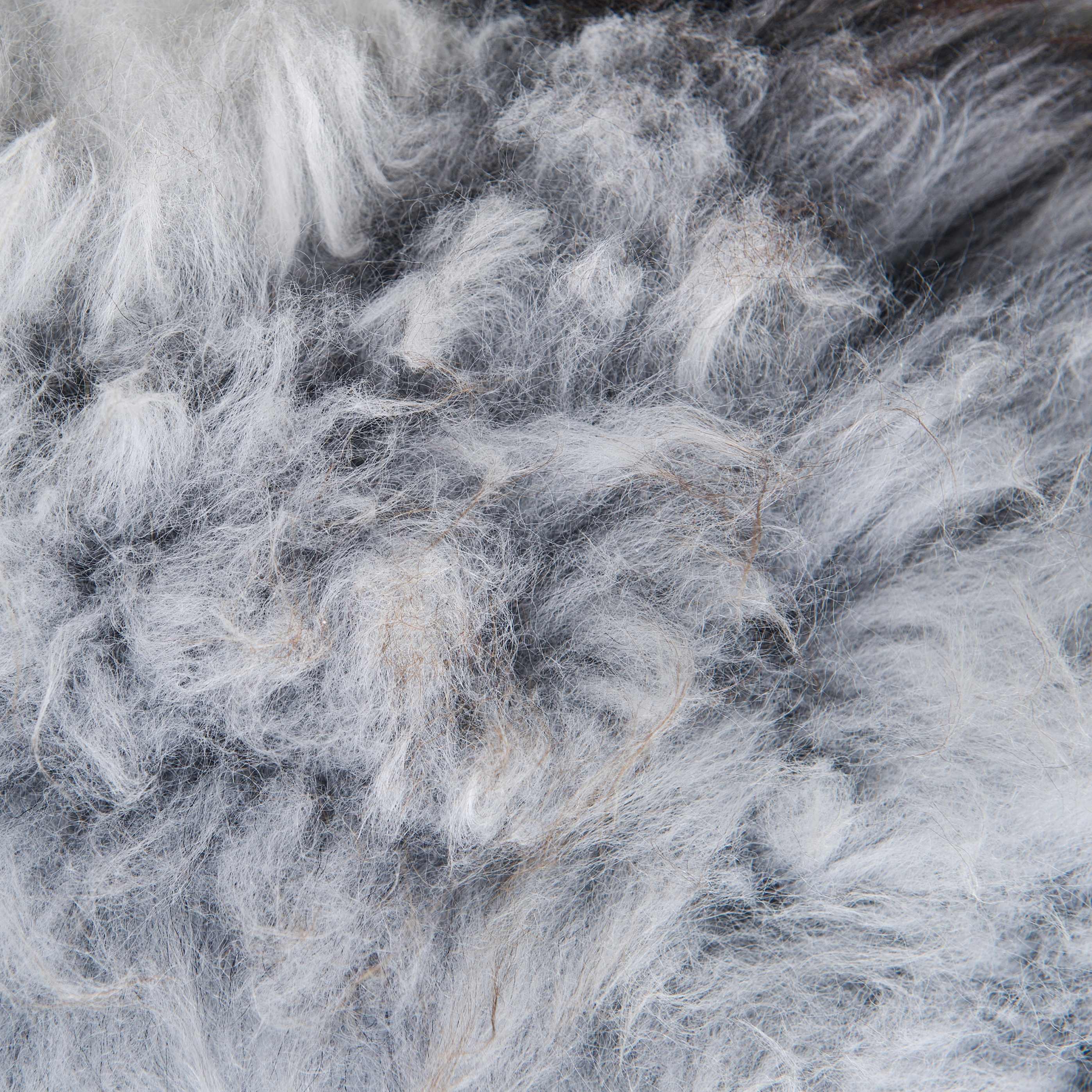Sheepskin overlay | Grey / black