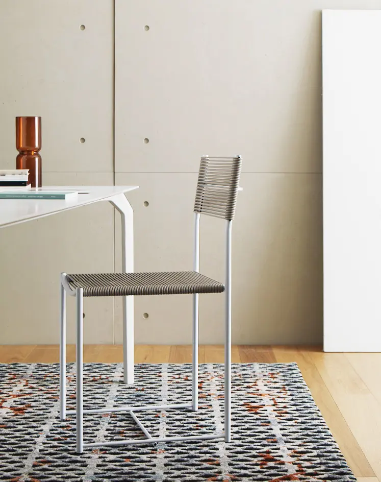 Alias アリアス Spaghetti 109 Armchair SPAGHETTI ARMCHAIR - 109 Stackable steel and PVC easy chair