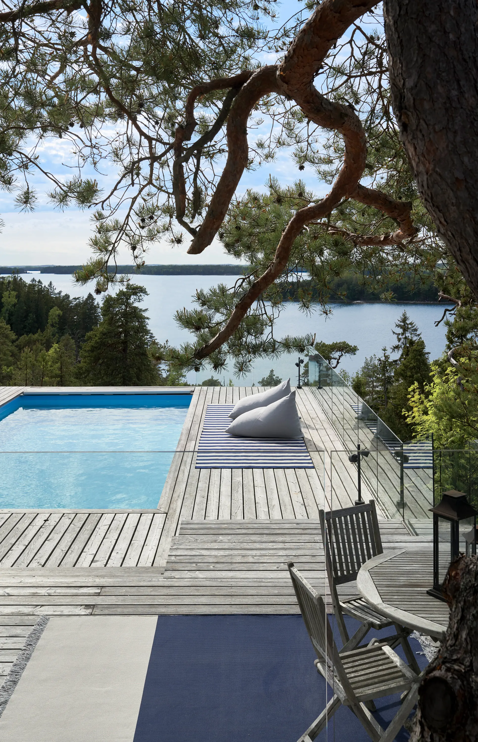 Woodnotes - Beach in/out | melange grey-navy blue
