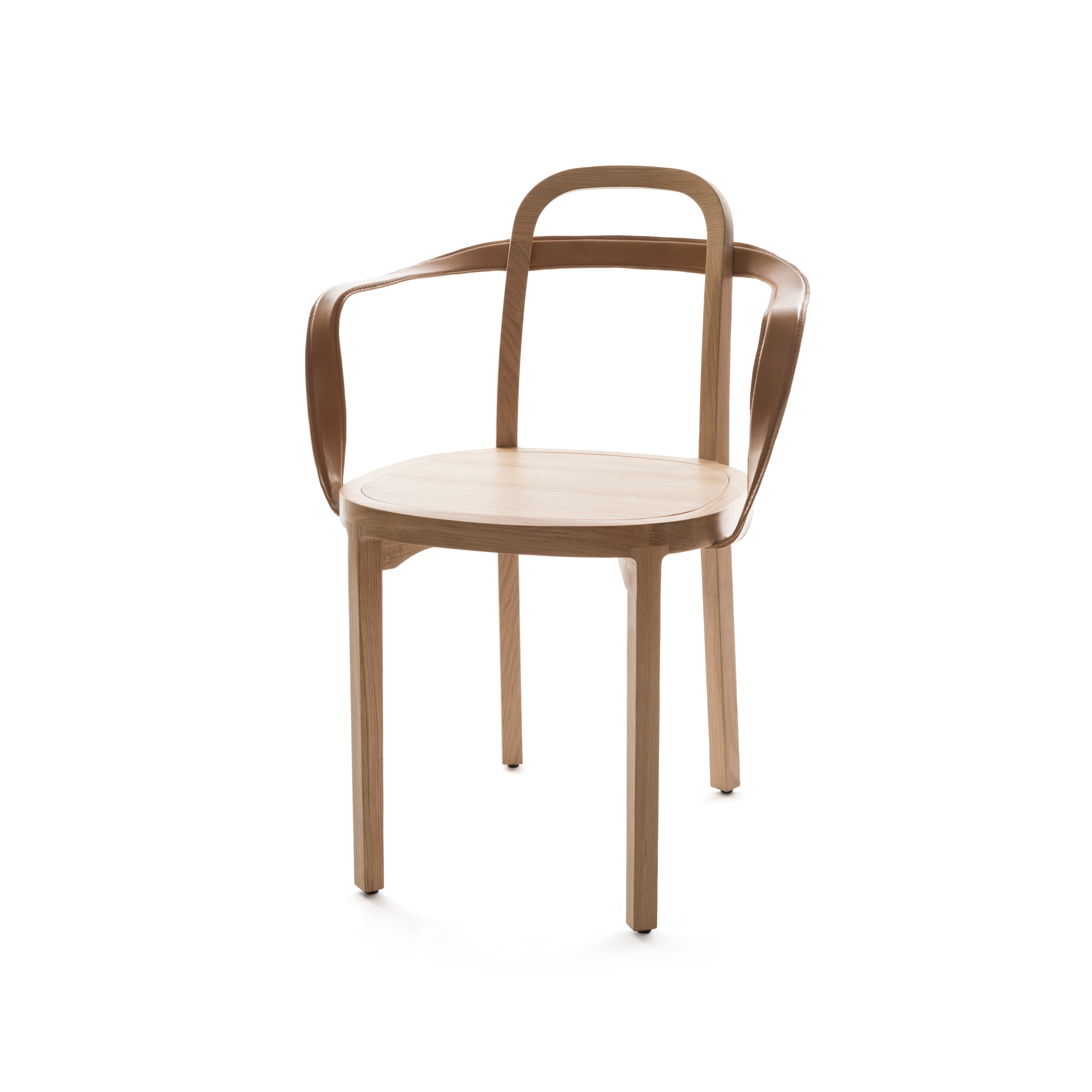 Siro+ | Chair with Armrests | oak