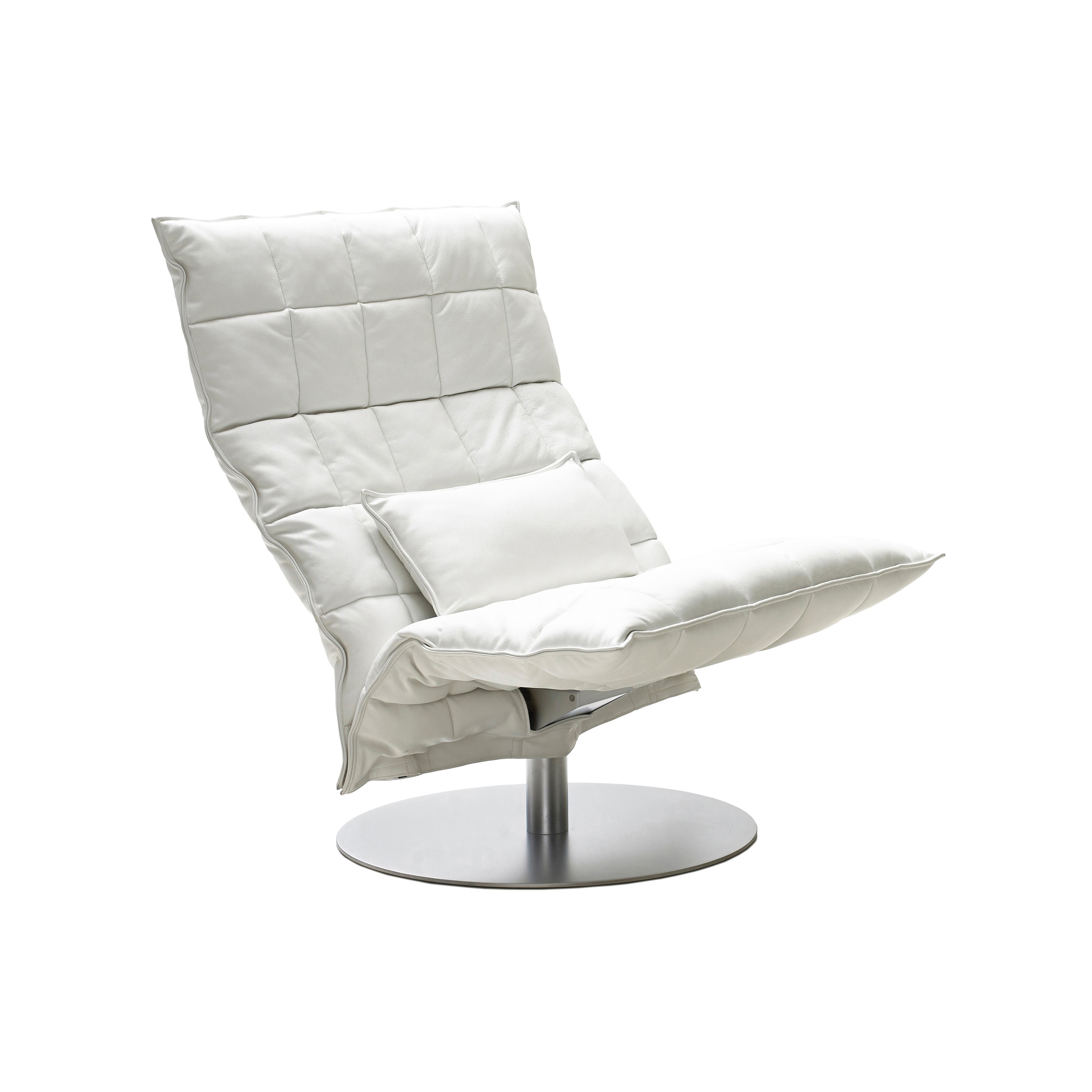 Display product k Chair | wide | Swivel | Leather from manufacturer Woodnotes