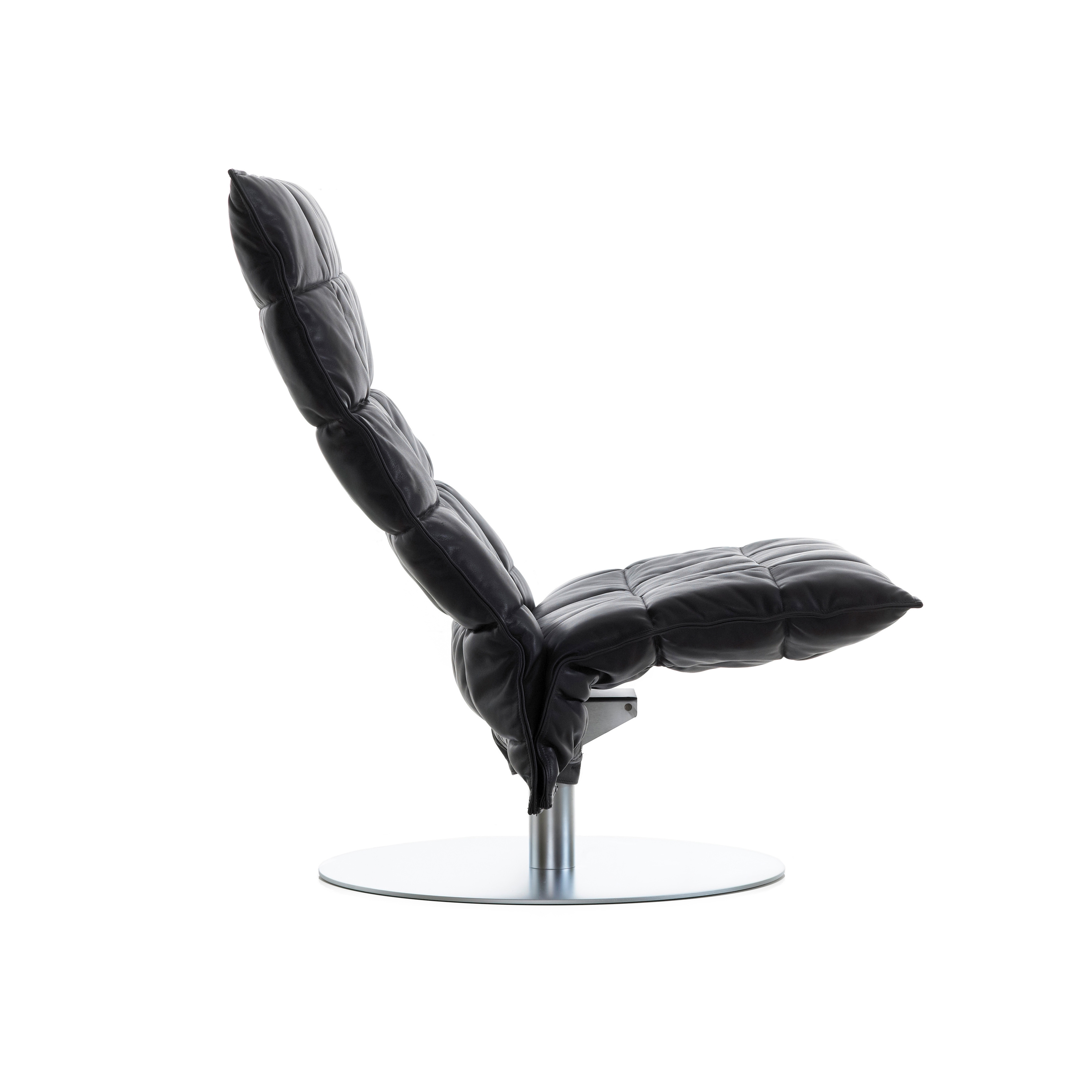 k Chair | wide | Swivel | Leather