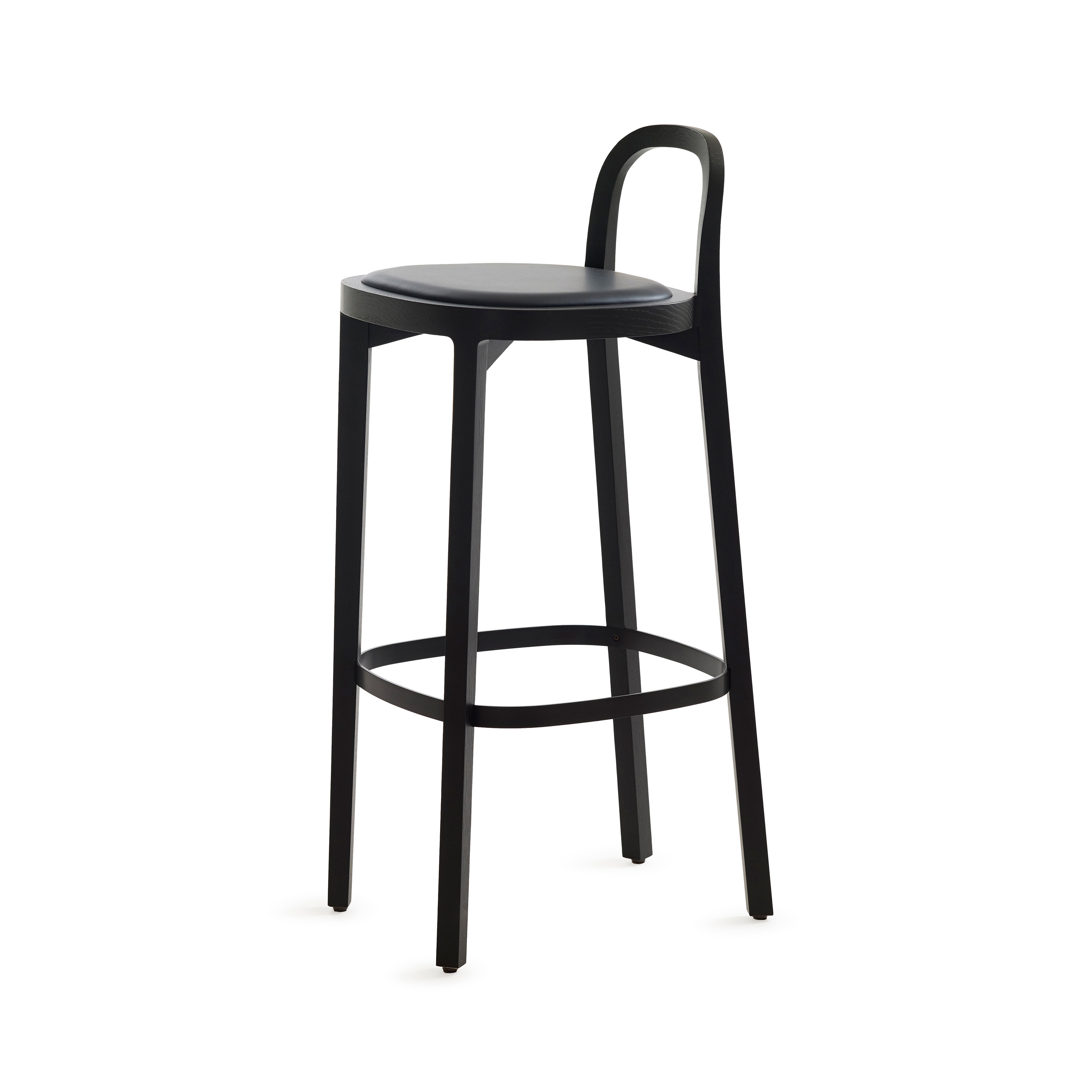 Siro+ | Bar Stool | black oak