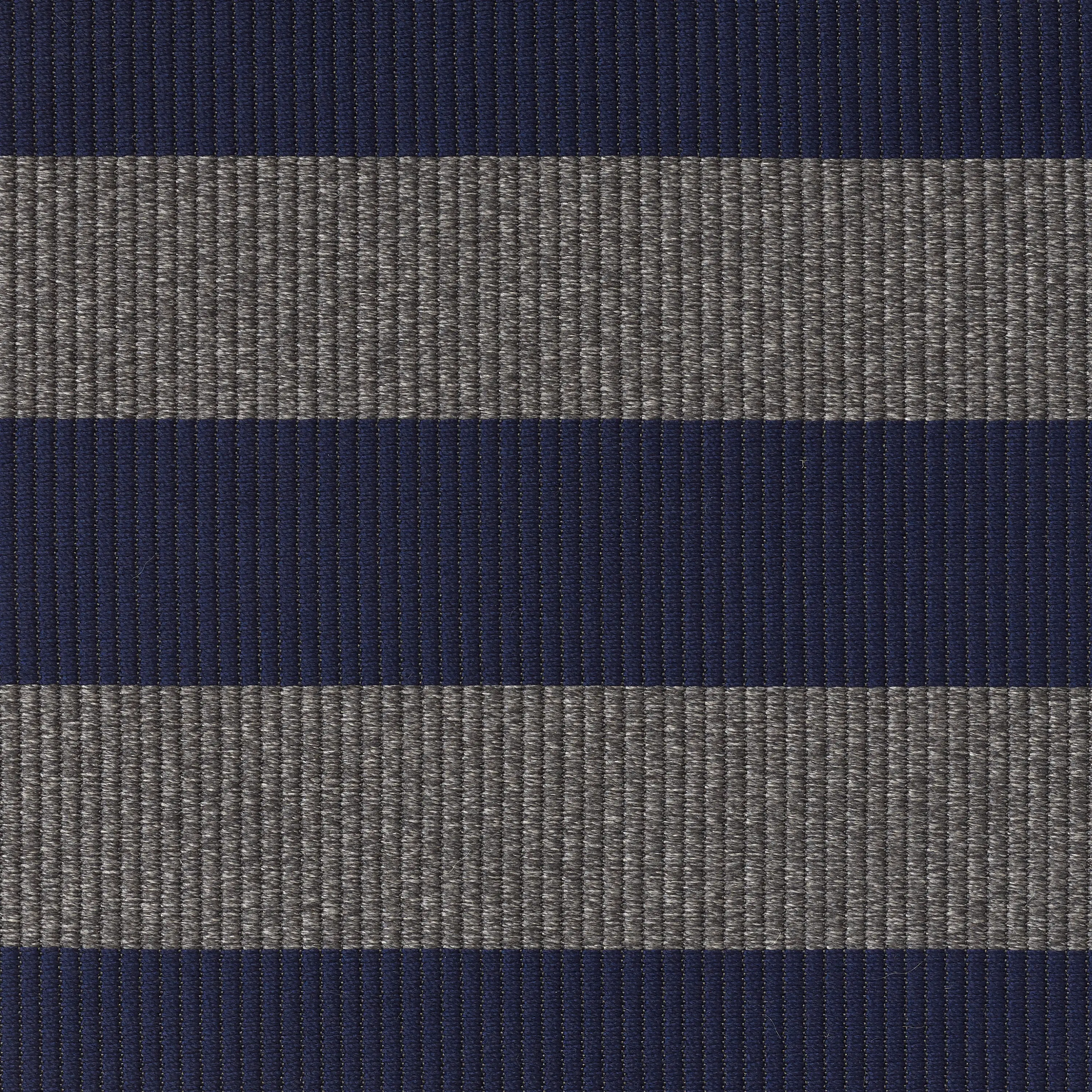 Woodnotes - Big Stripe in/out | navy blue-melange grey