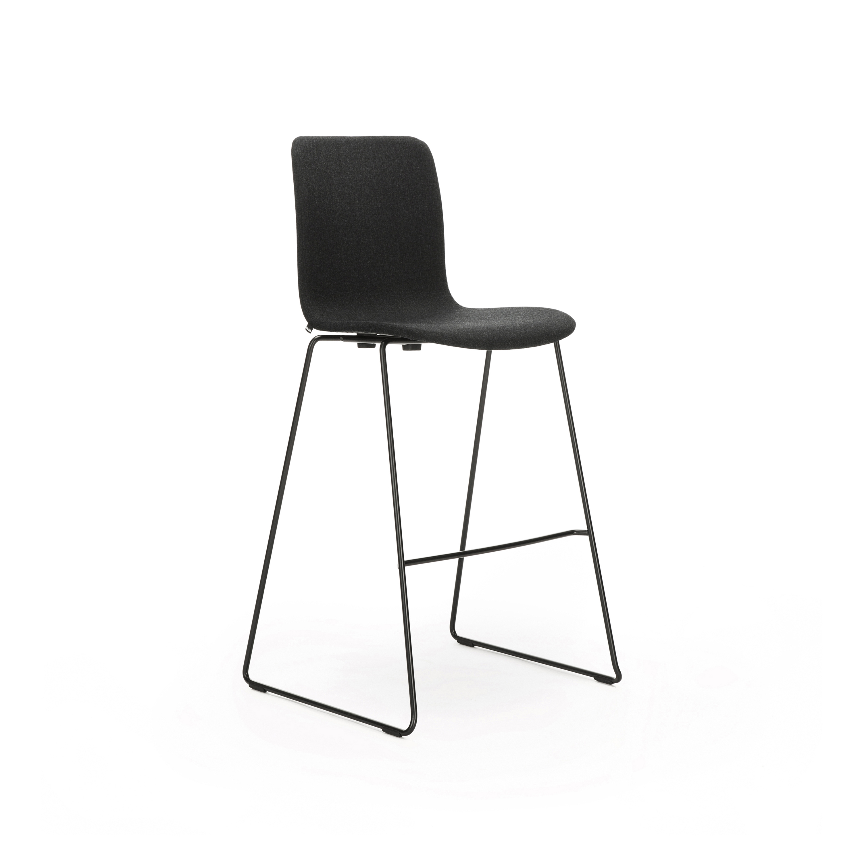 Display product Sola High Bar Upholstered Black from manufacturer Martela