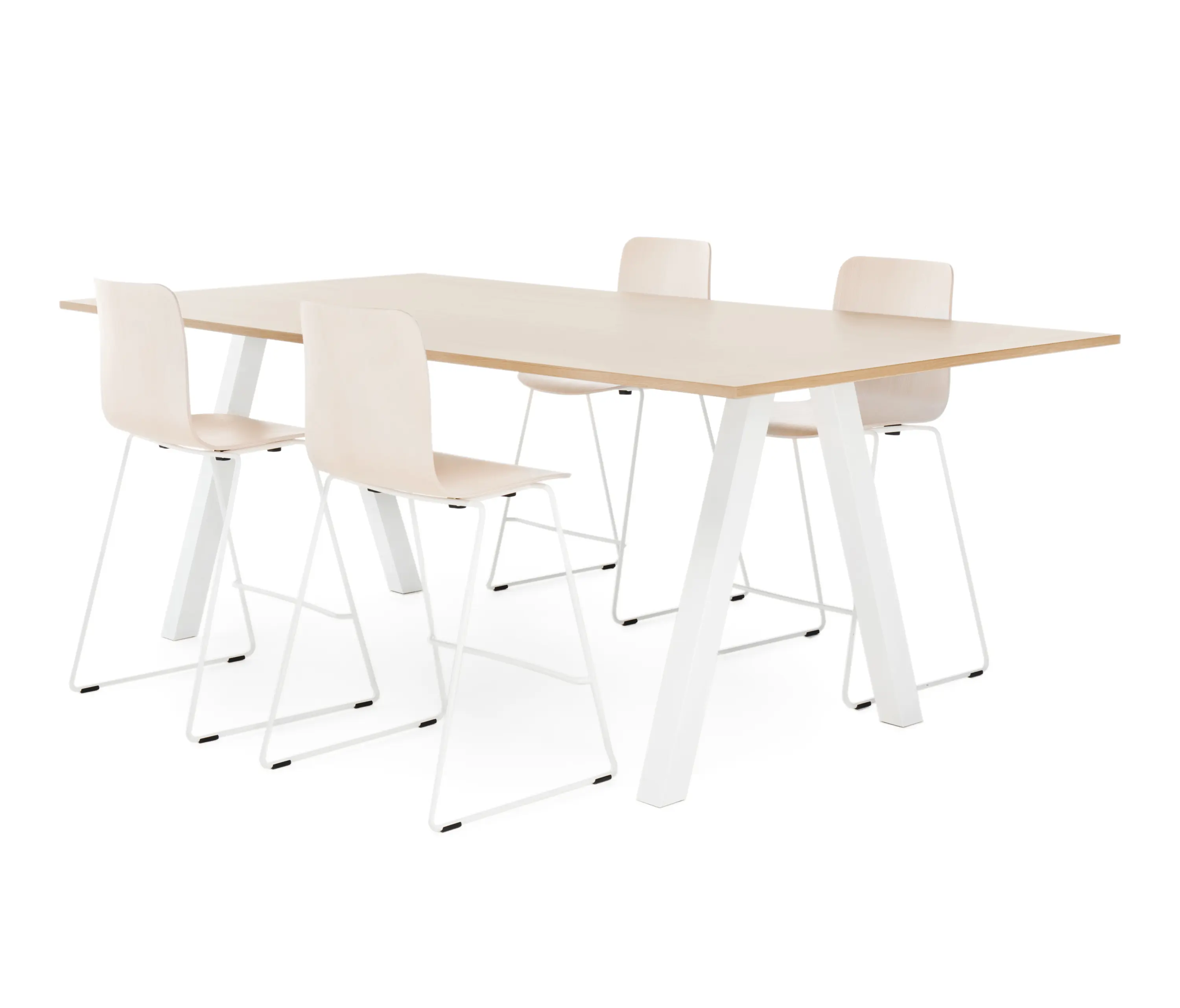 Martela - Frankie Conference Table High A-Leg 90cm Wood