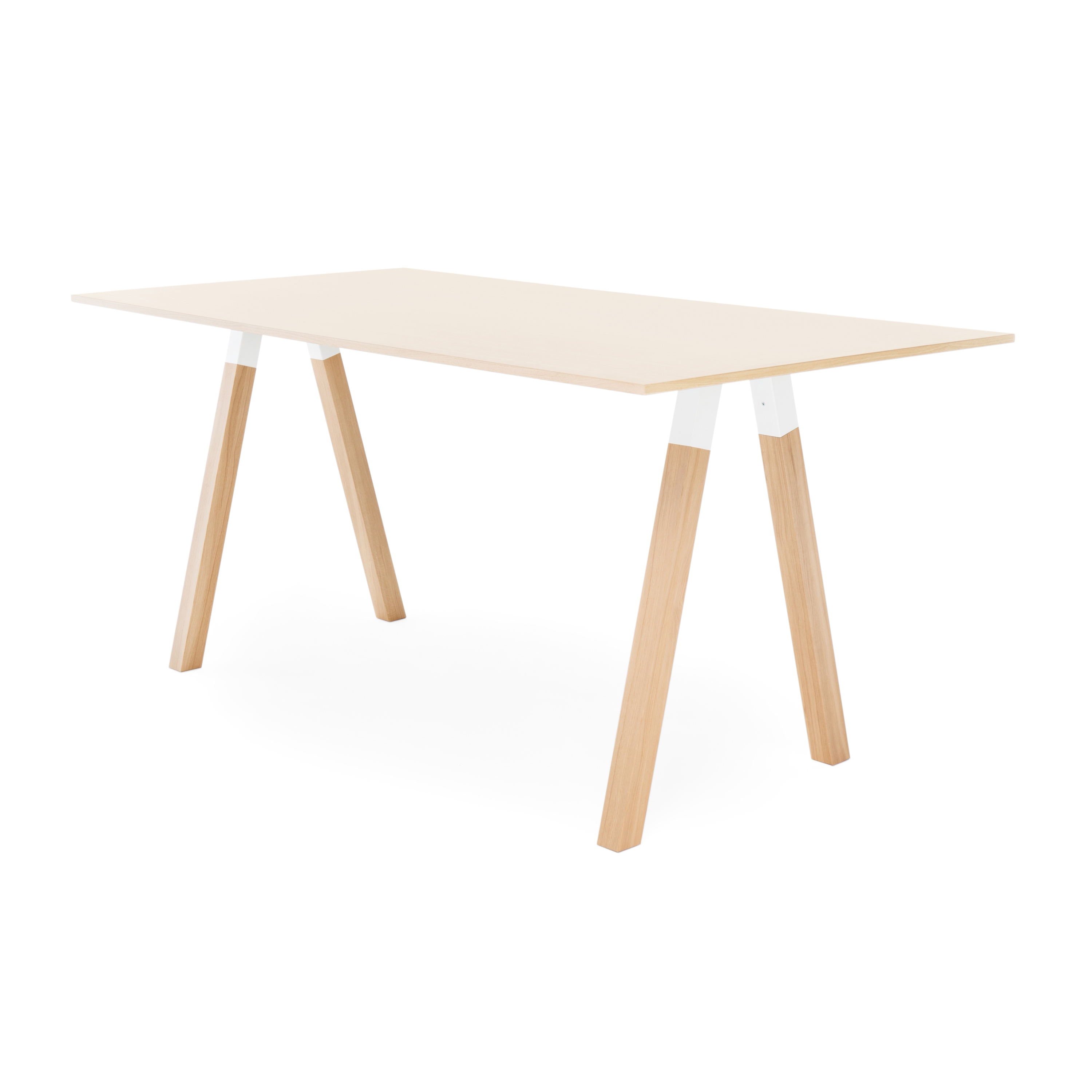 Display product Frankie Conference Table High Wooden A-Leg 110cm Wood from manufacturer Martela
