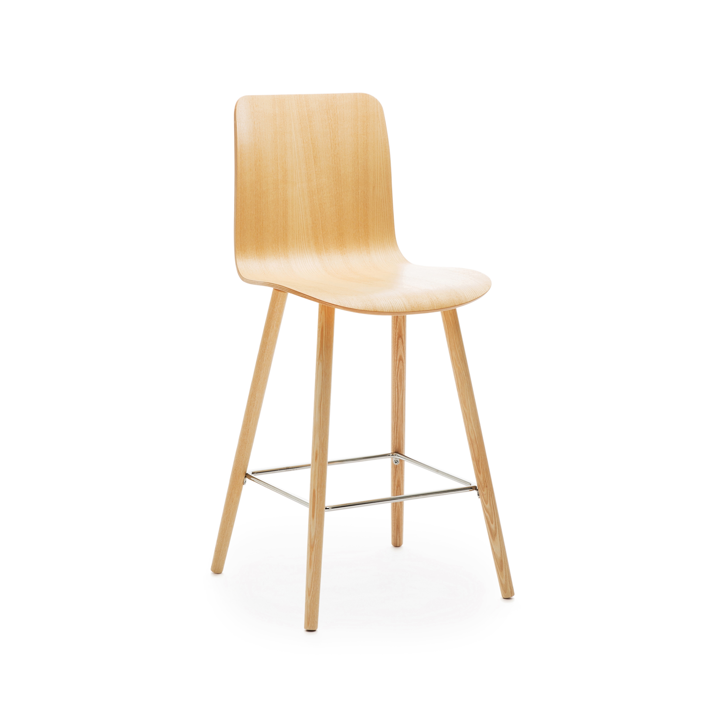 Mostra il prodotto Sola Barstool Wooden Base & Backrest del produttore Martela
