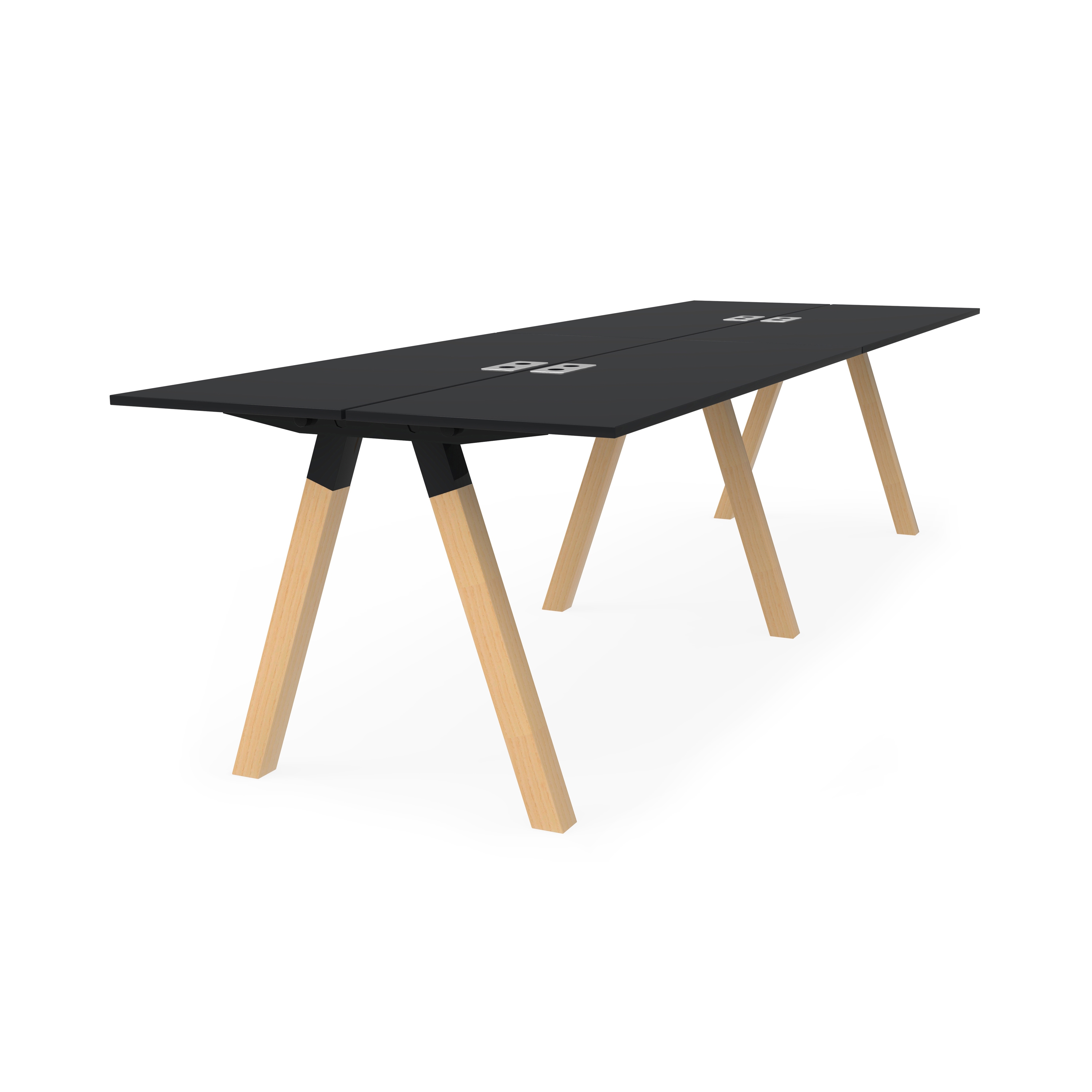 Display product Frankie Bench Desk High Wooden A-Leg 90cm from manufacturer Martela