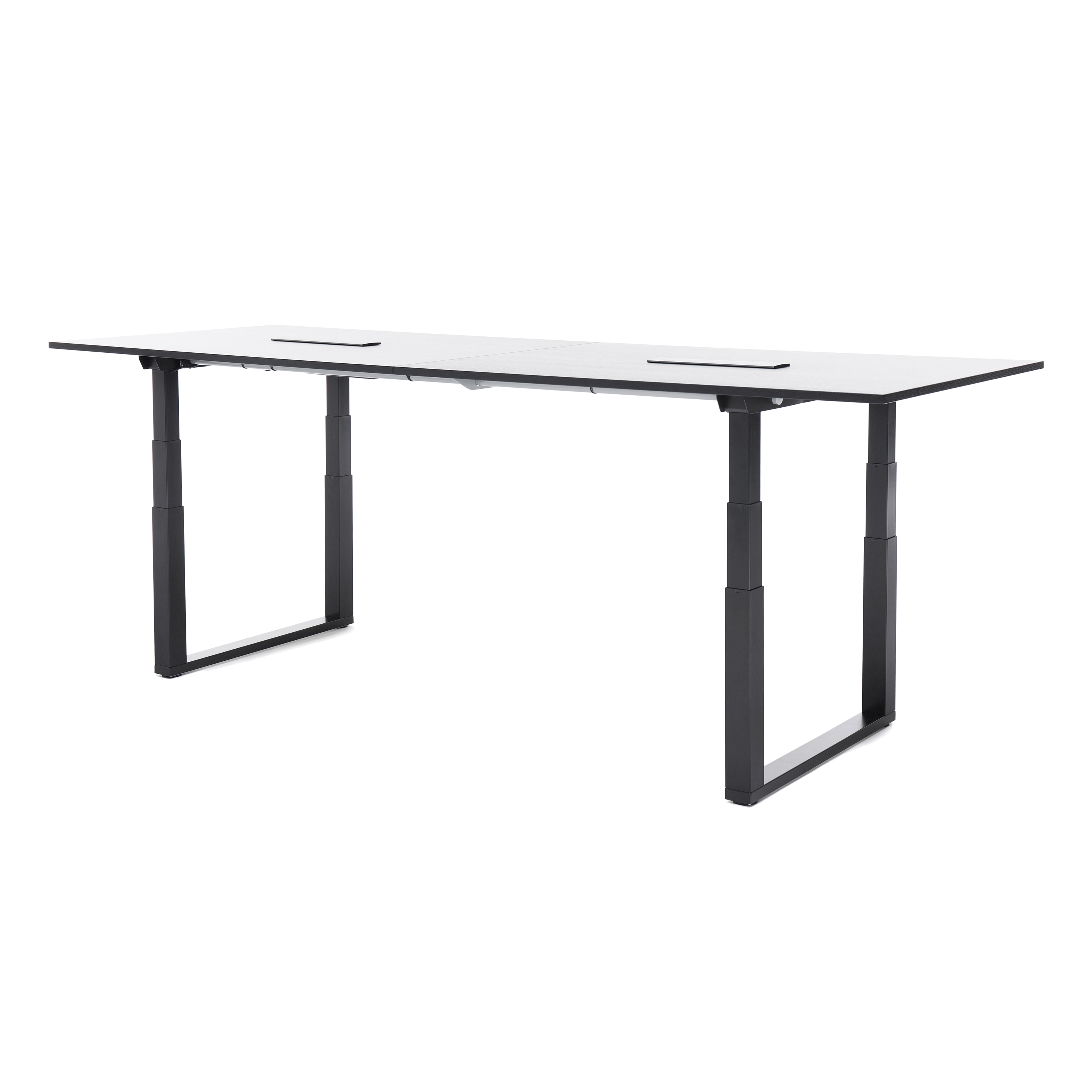 Afficher le produit Frankie Conference Table Height Adjustable Sled Base E du fabricant Martela