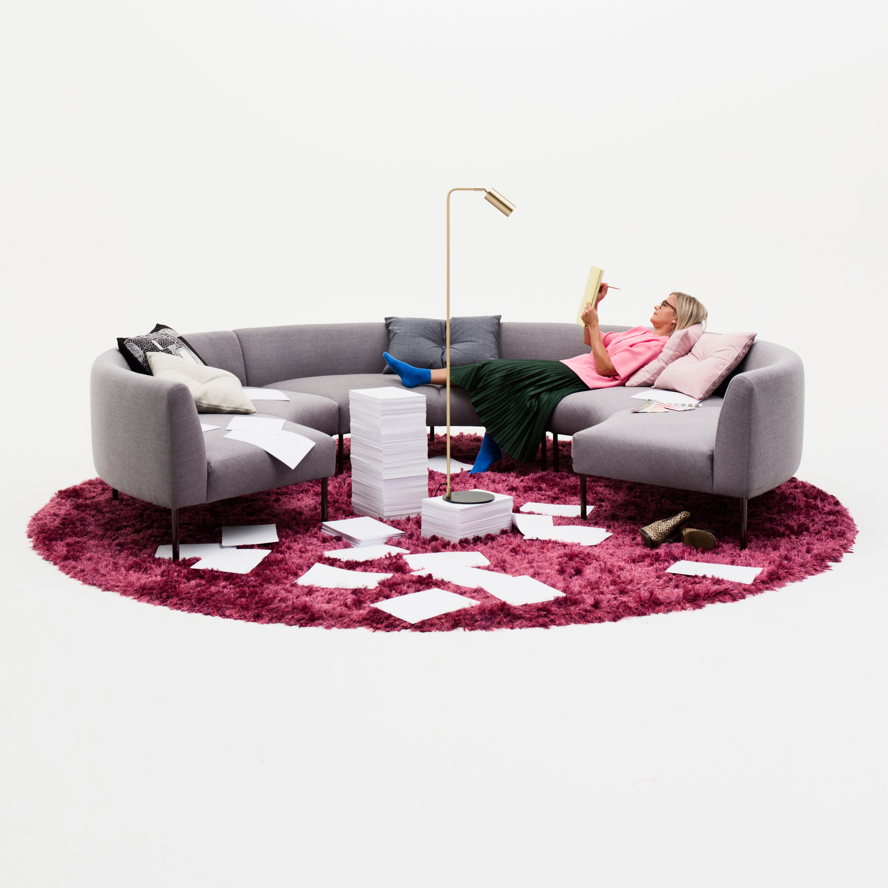 Display product Nooa Sofa Round from manufacturer Martela