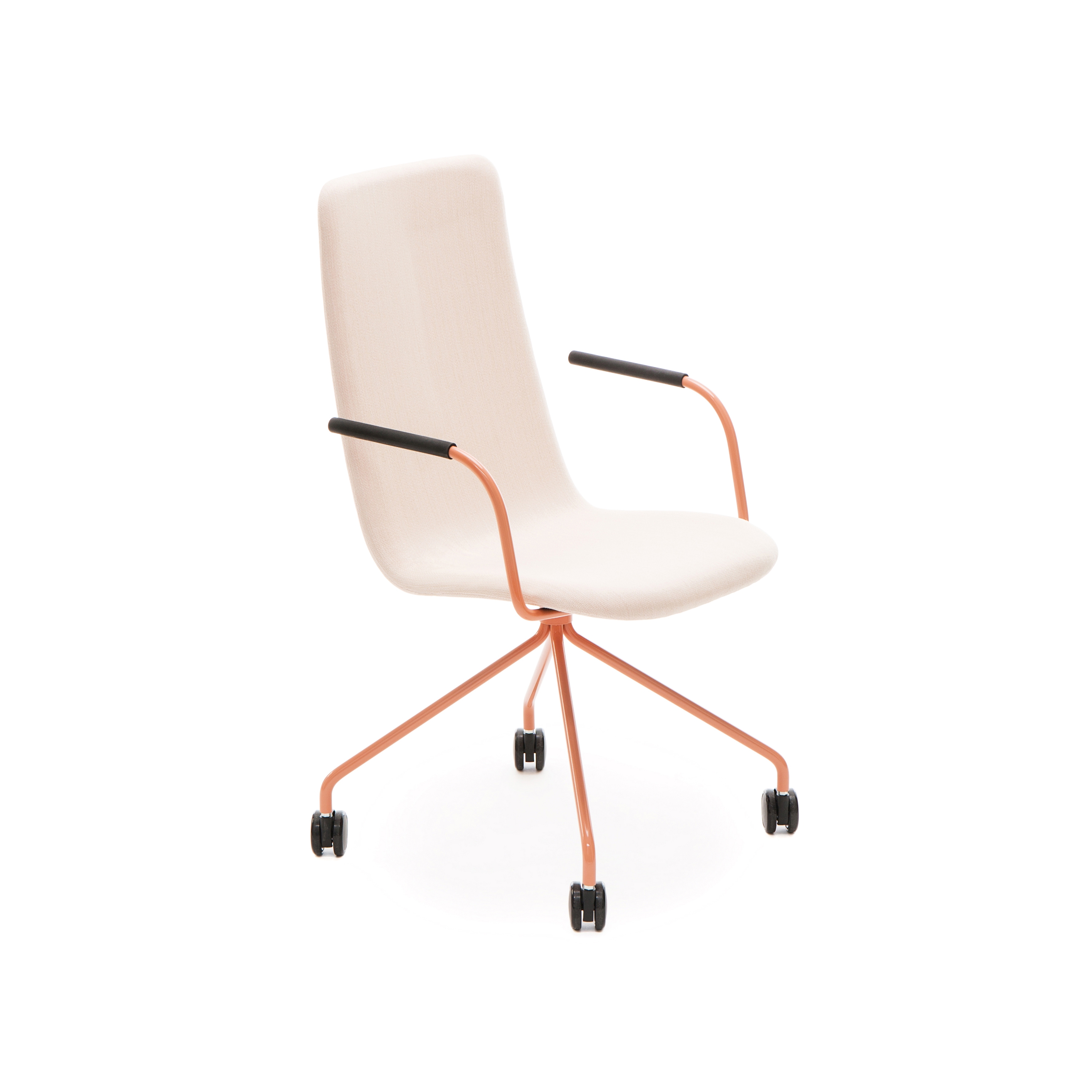 Display product Sola Conference Chair with Four Leg Base with Castors High Backrest from manufacturer Martela