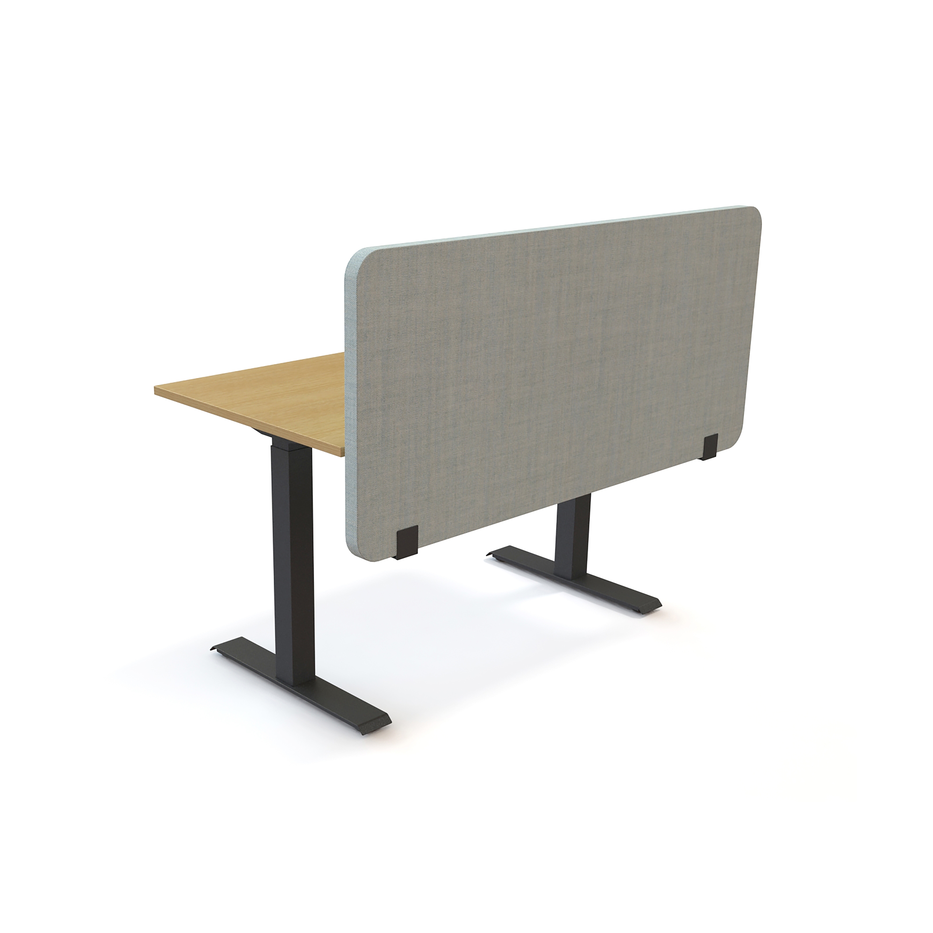 Face Desk Screen with Rounded Corners