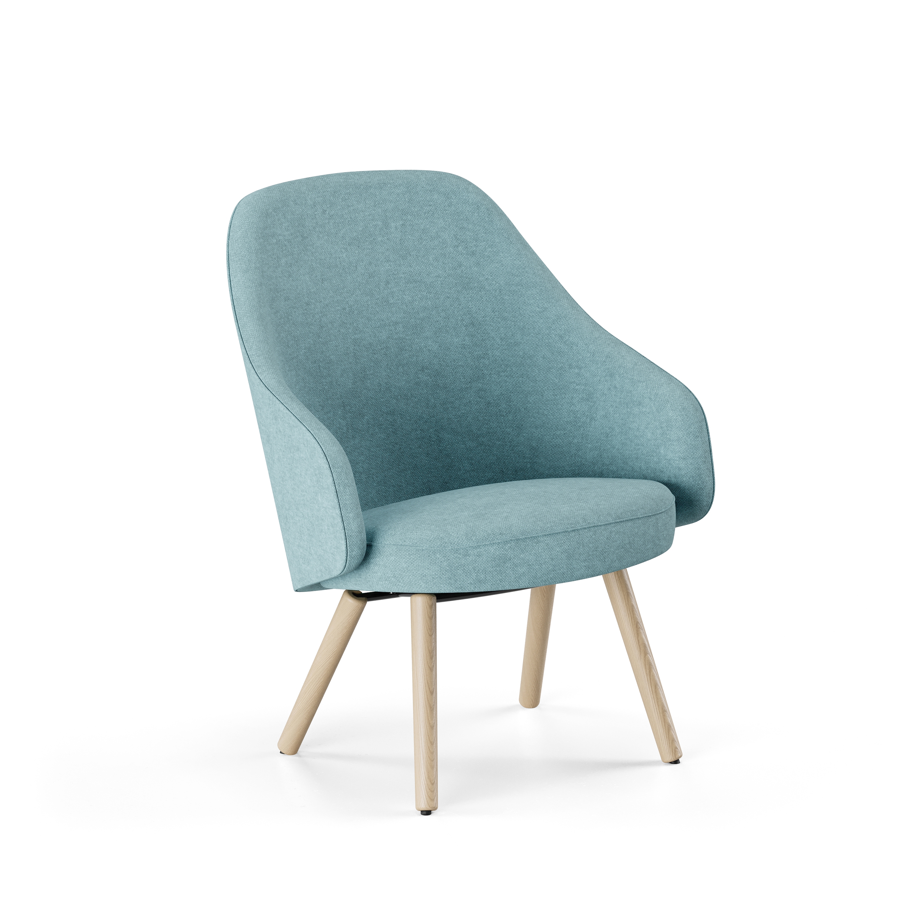 Mostra il prodotto Sola Grande easy chair with wooden legs and armrests del produttore Martela
