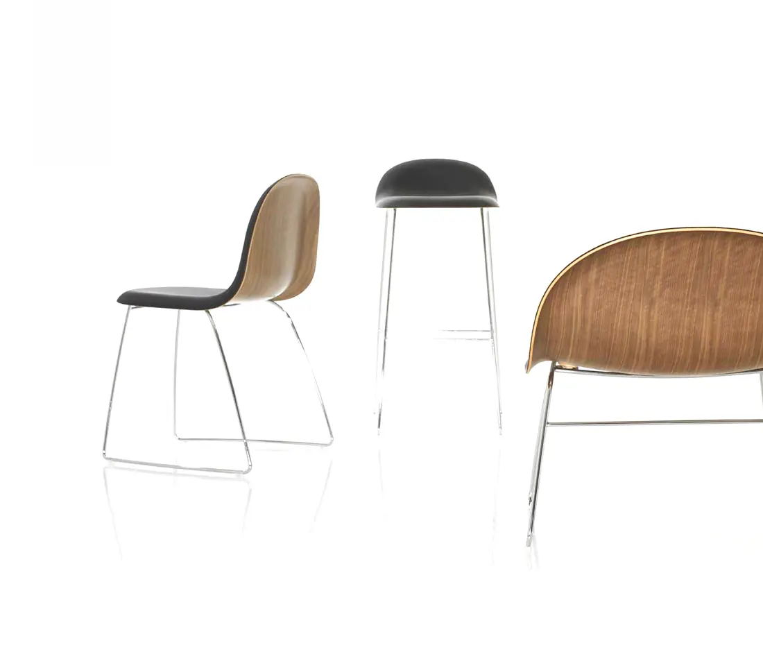 GUBI - Gubi 3D Stool – Sledge Base