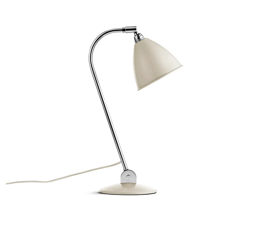 GUBI - Bestlite BL2 Table lamp | Off-White/Chrome
