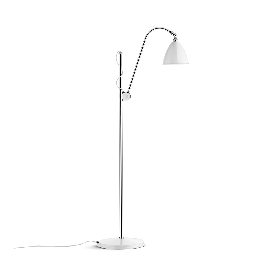 Bestlite BL3 S Floor lamp | Matt White/Chrome