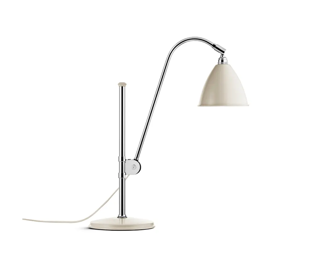 GUBI - Bestlite BL1 Table lamp | Off-White/Chrome