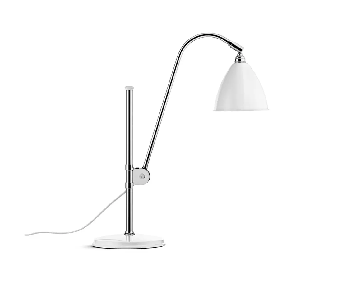 GUBI - Bestlite BL1 Table lamp | Matt White/Chrome