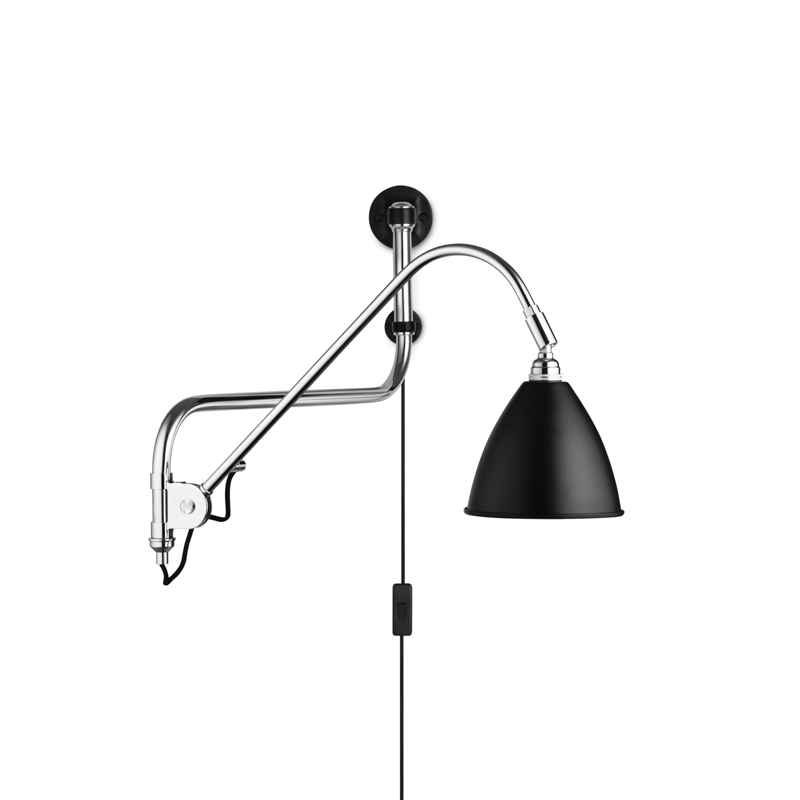Display product Bestlite BL10 Wall lamp | Black/Chrome from manufacturer GUBI