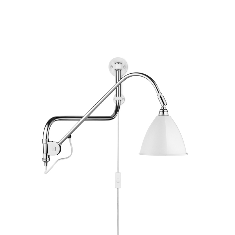 Bestlite BL10 Wall lamp | Matt White/Chrome