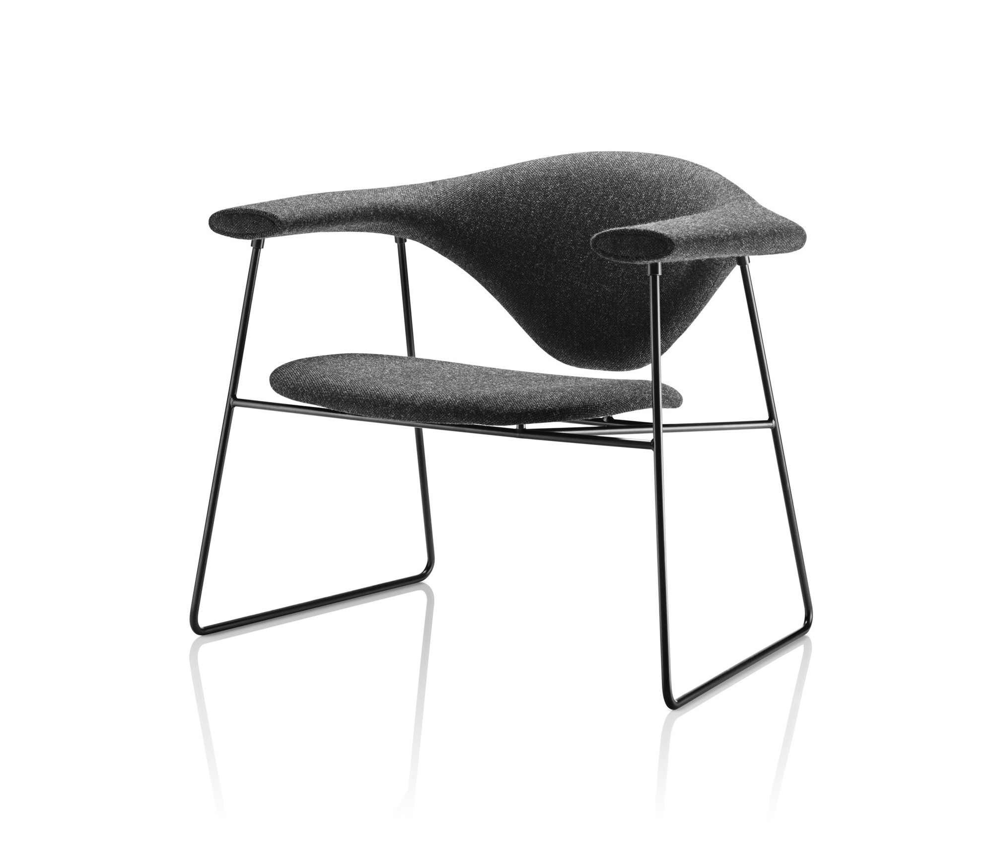 Display product Masculo Sledge Lounge Chair from manufacturer GUBI