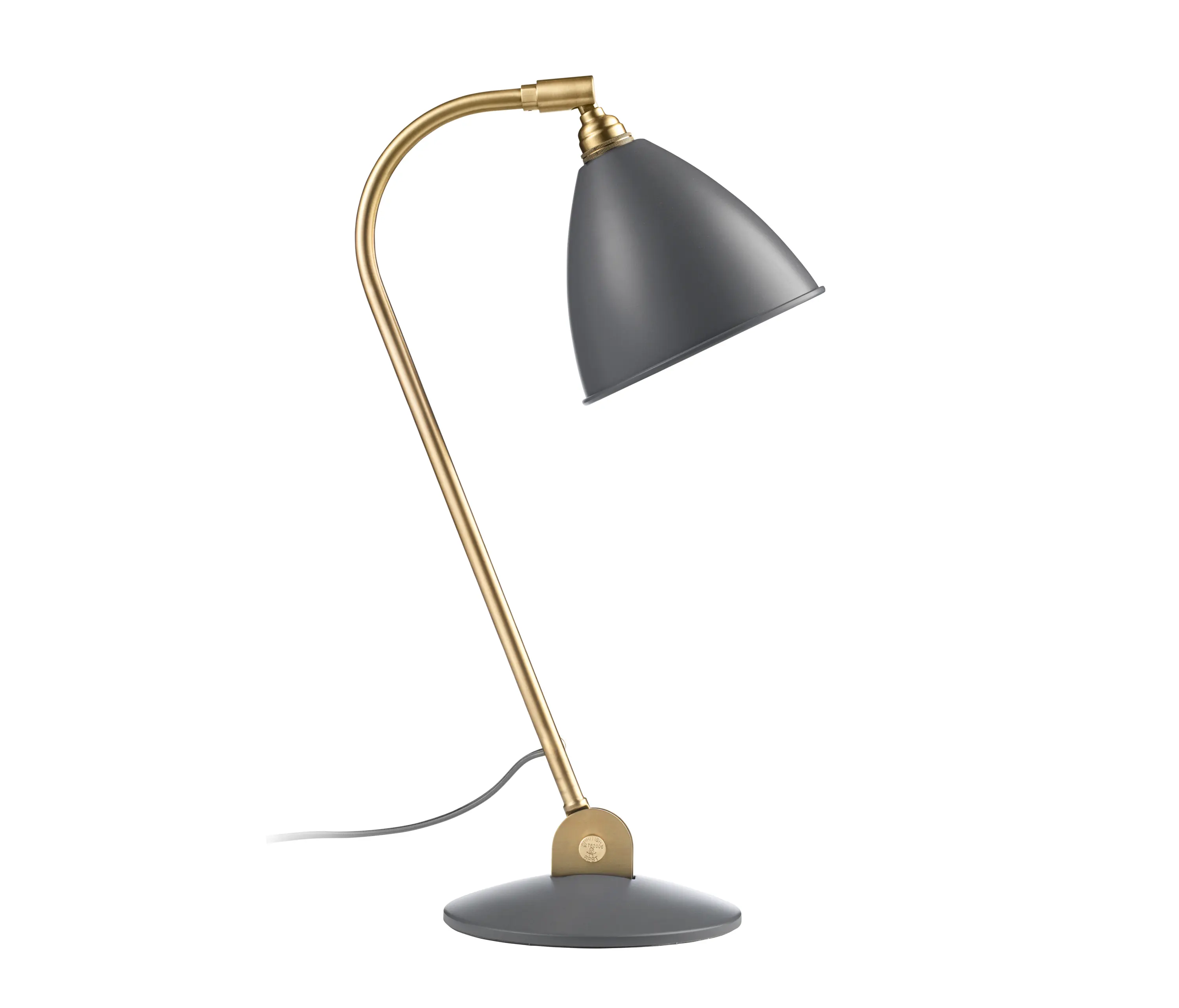 GUBI - Bestlite BL2 Table lamp | Grey/Brass