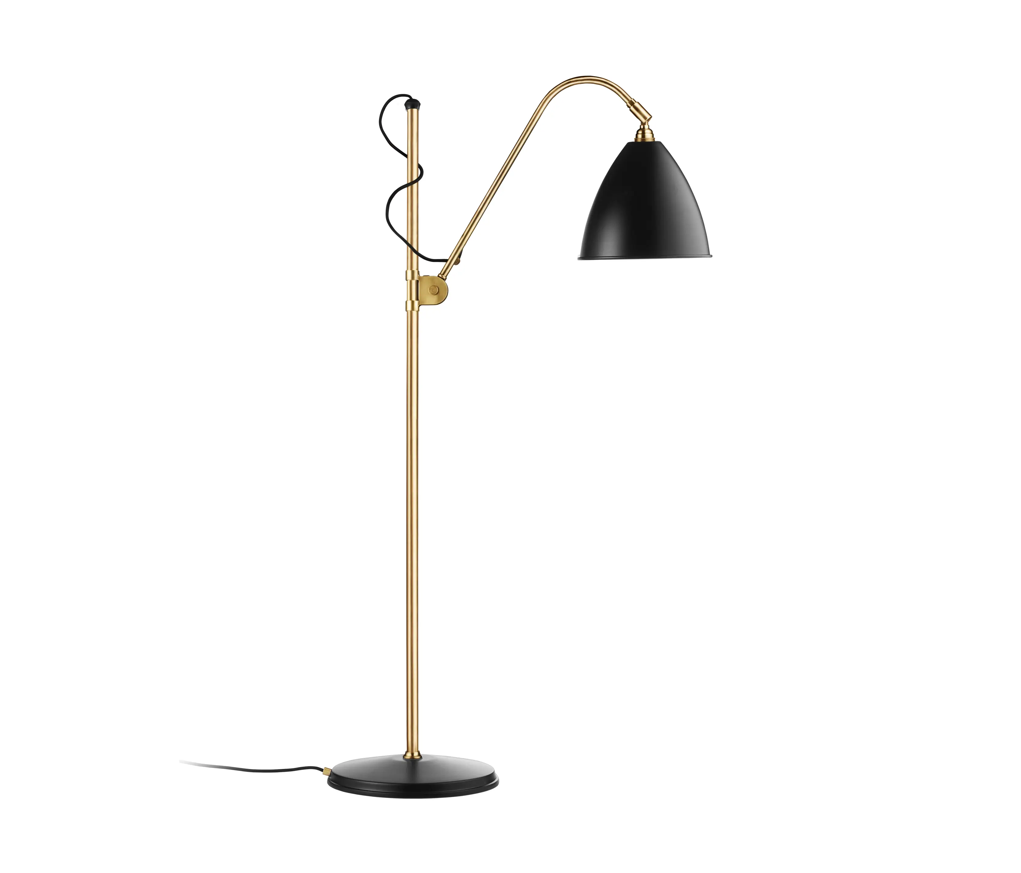 GUBI - Bestlite BL3 M Floor lamp | Charcoal Black/Brass