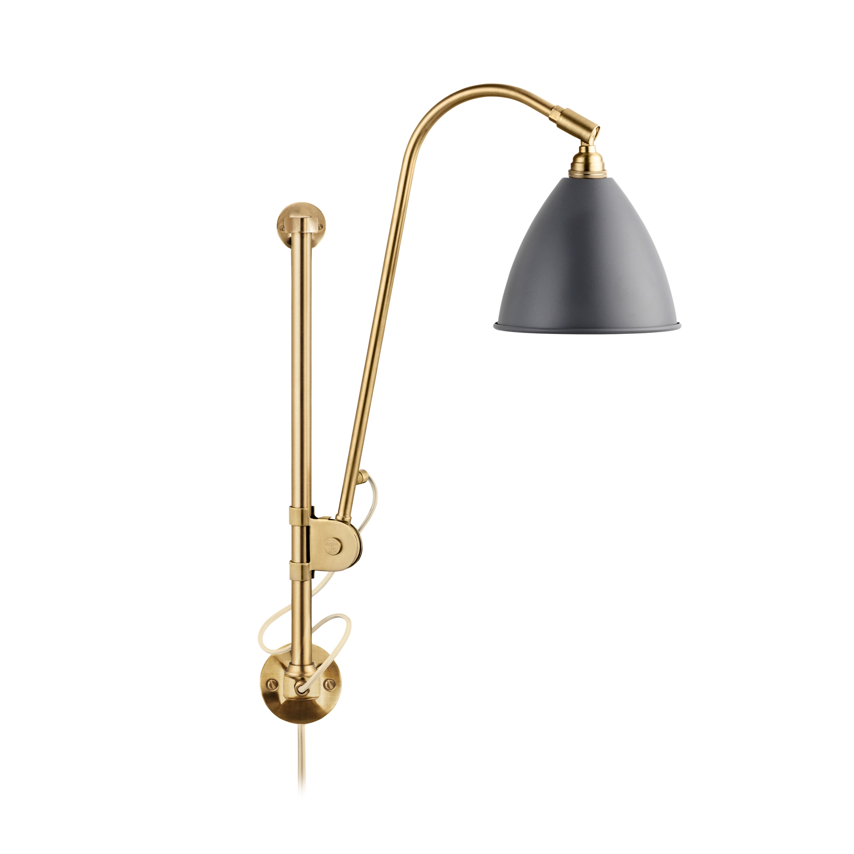 Bestlite BL5 Wall lamp | Grey/Brass