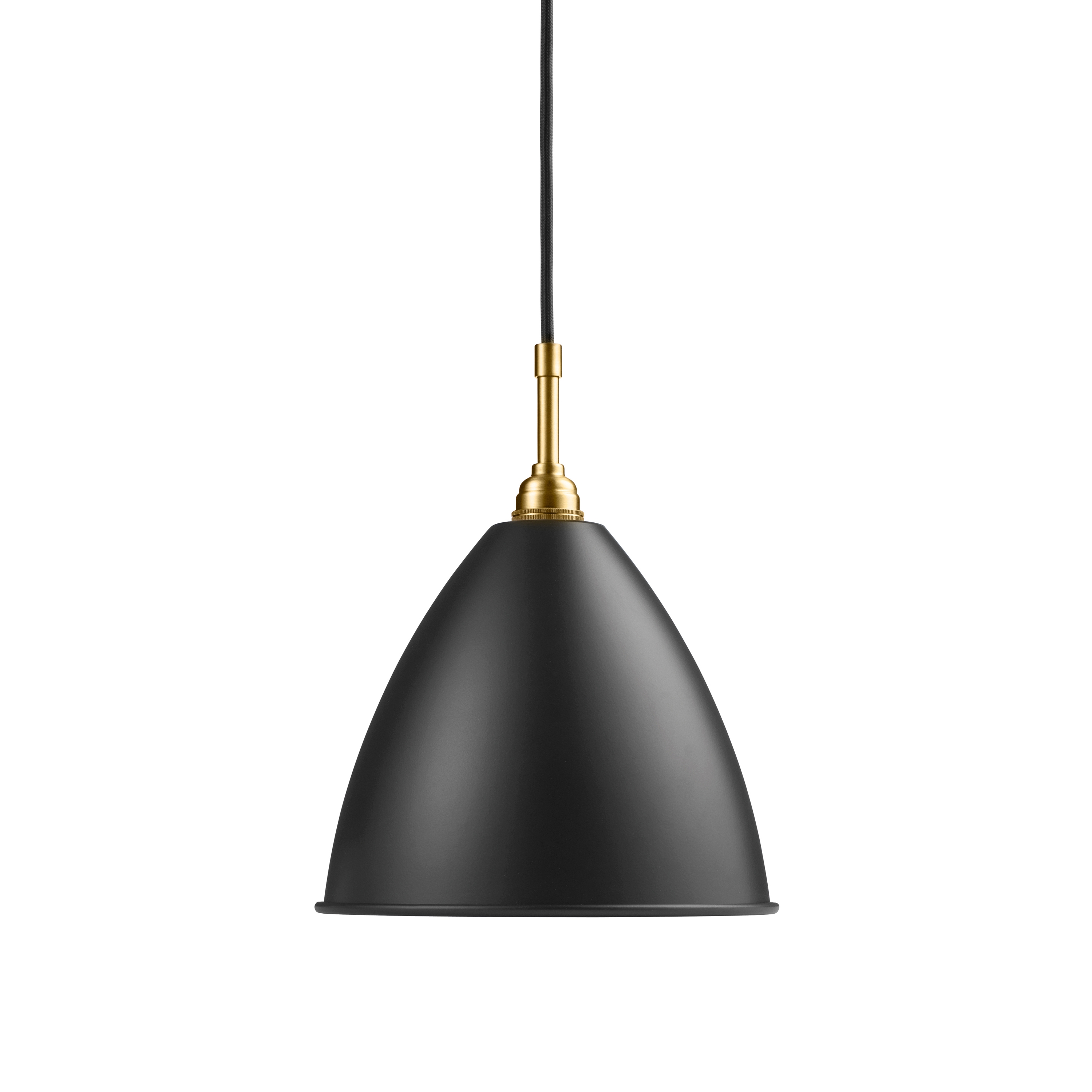 Display product Bestlite BL9 M Pendant | Charcoal Black/Brass from manufacturer GUBI