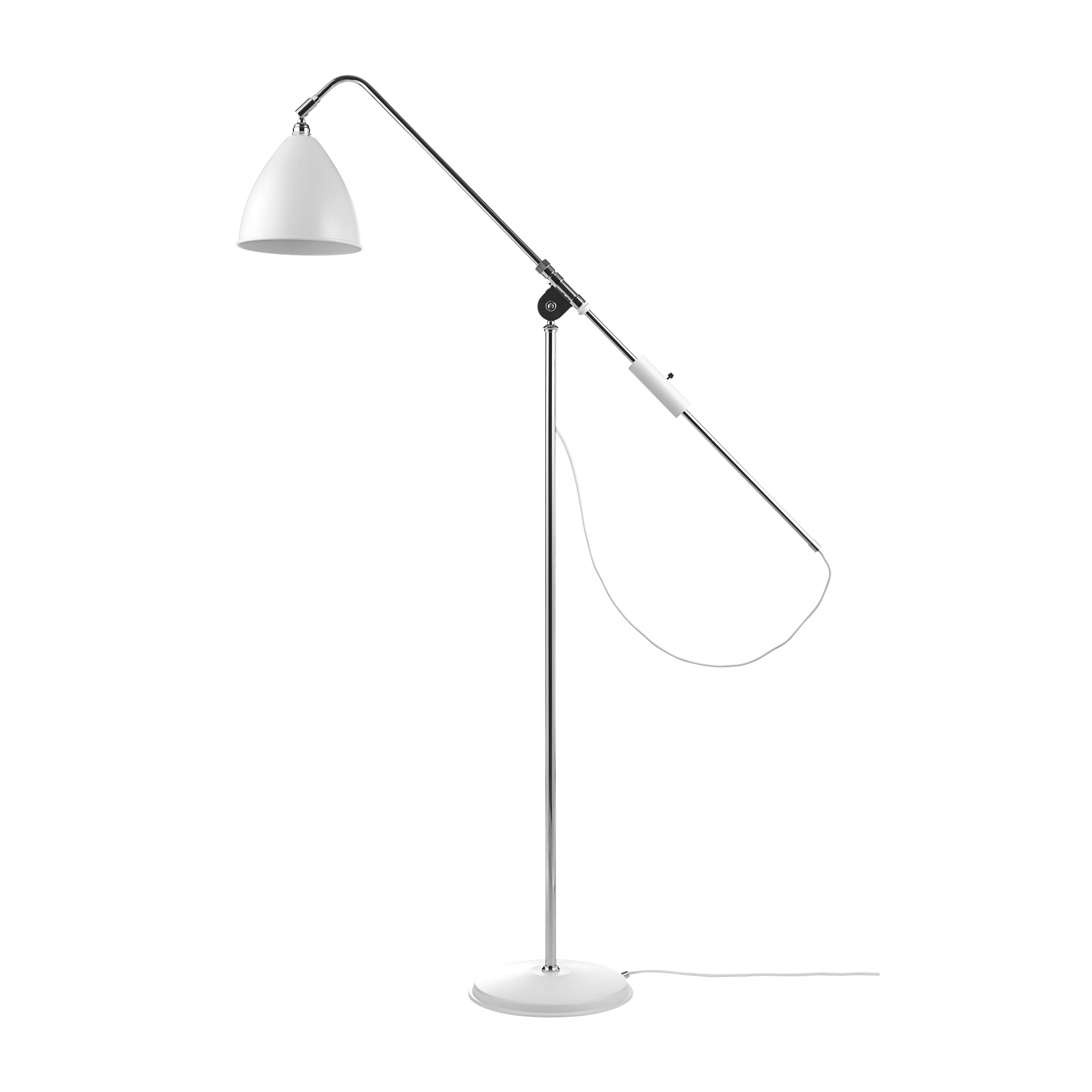 Bestlite BL4 Floor lamp | Matt White/Chrome