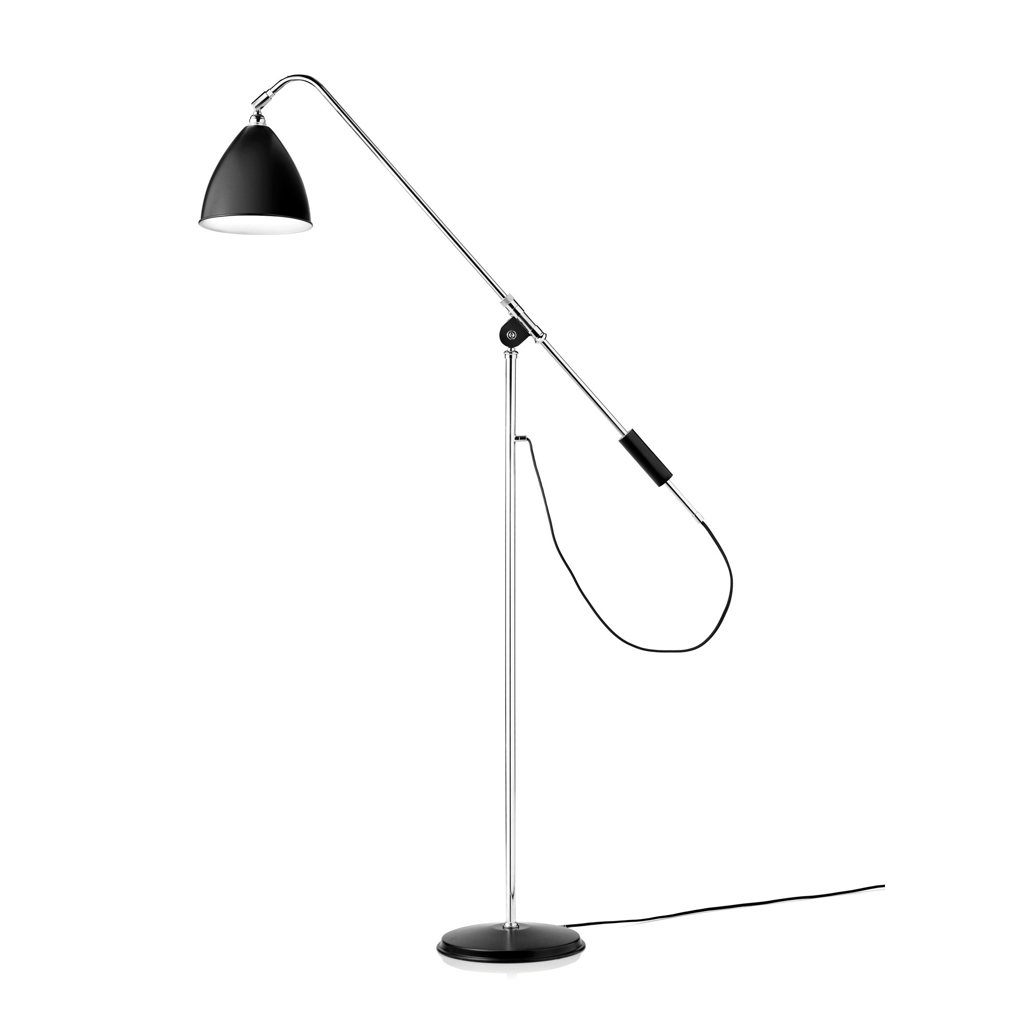 Bestlite BL4 Floor lamp | Black/Chrome