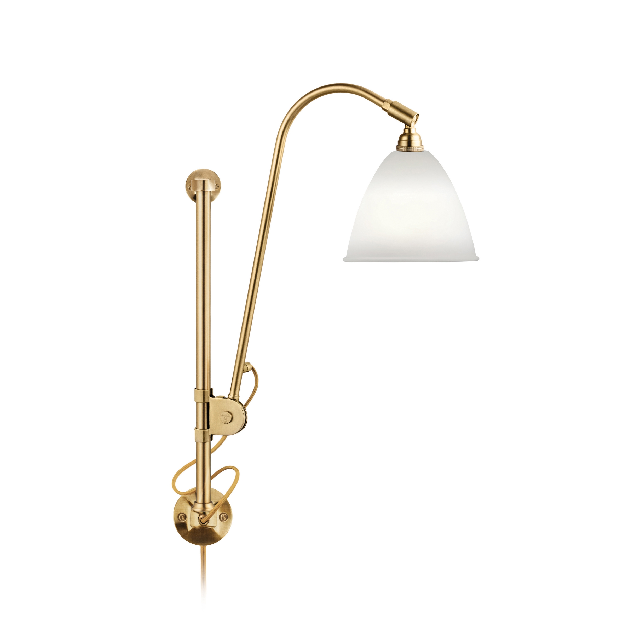 Display product Bestlite BL5 Wall lamp | Bone China/Brass from manufacturer GUBI