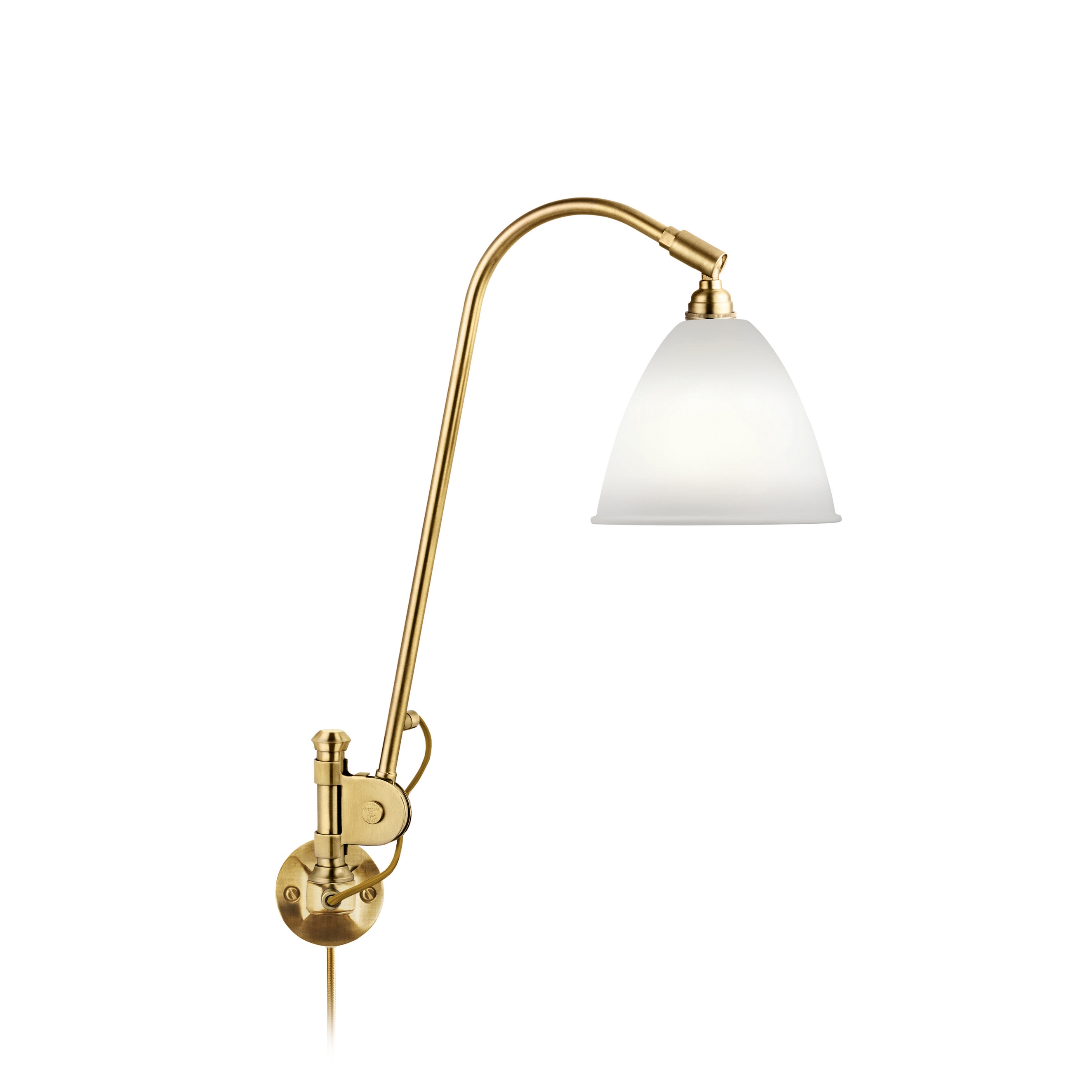 Display product Bestlite BL6 Wall lamp | Bone China/Brass from manufacturer GUBI