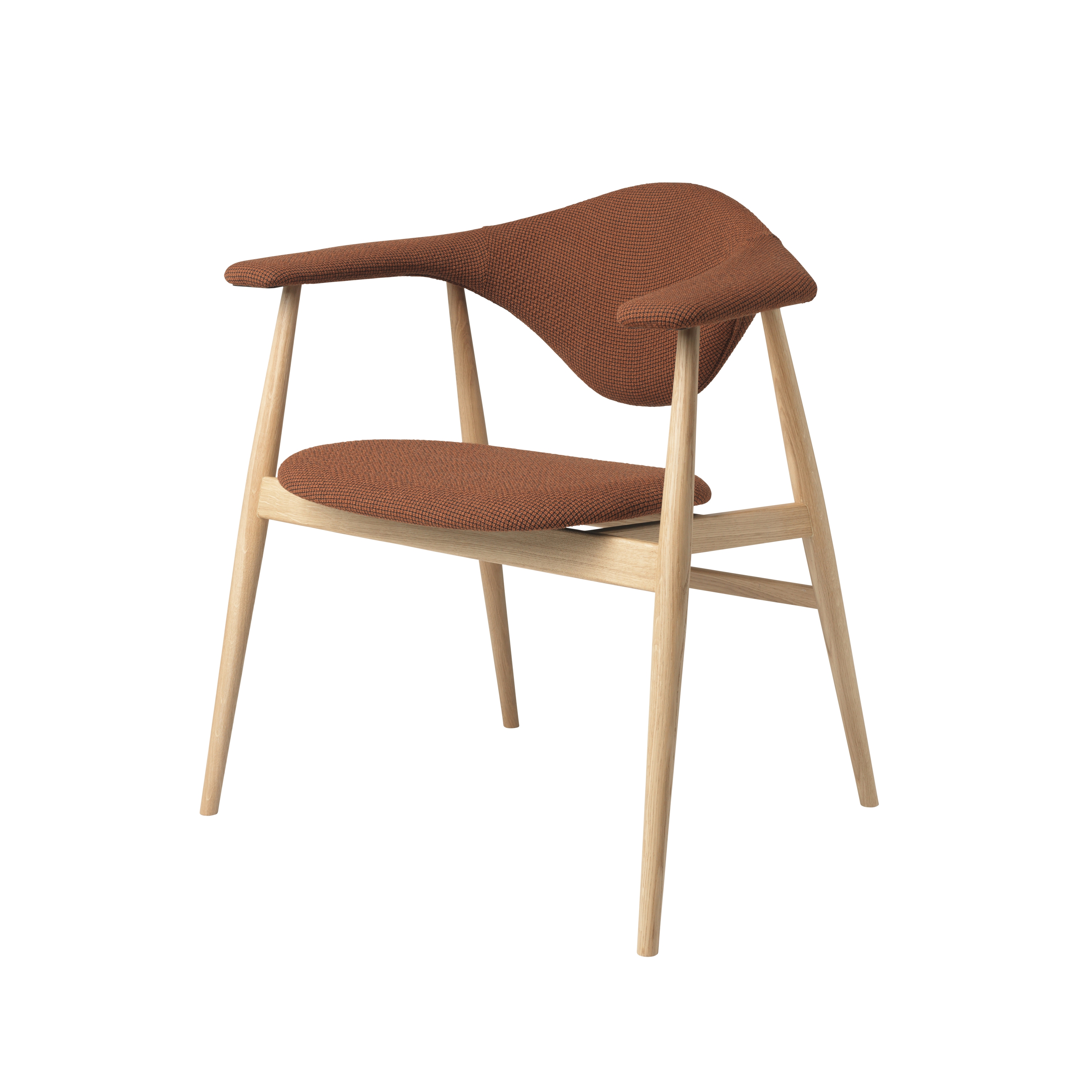 Display product Masculo Chair – wood base from manufacturer GUBI