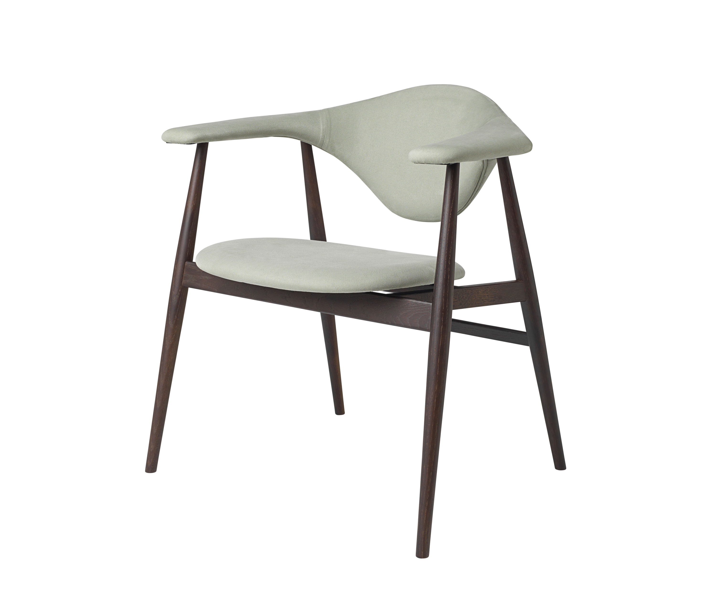Display product Masculo Chair – wood base from manufacturer GUBI
