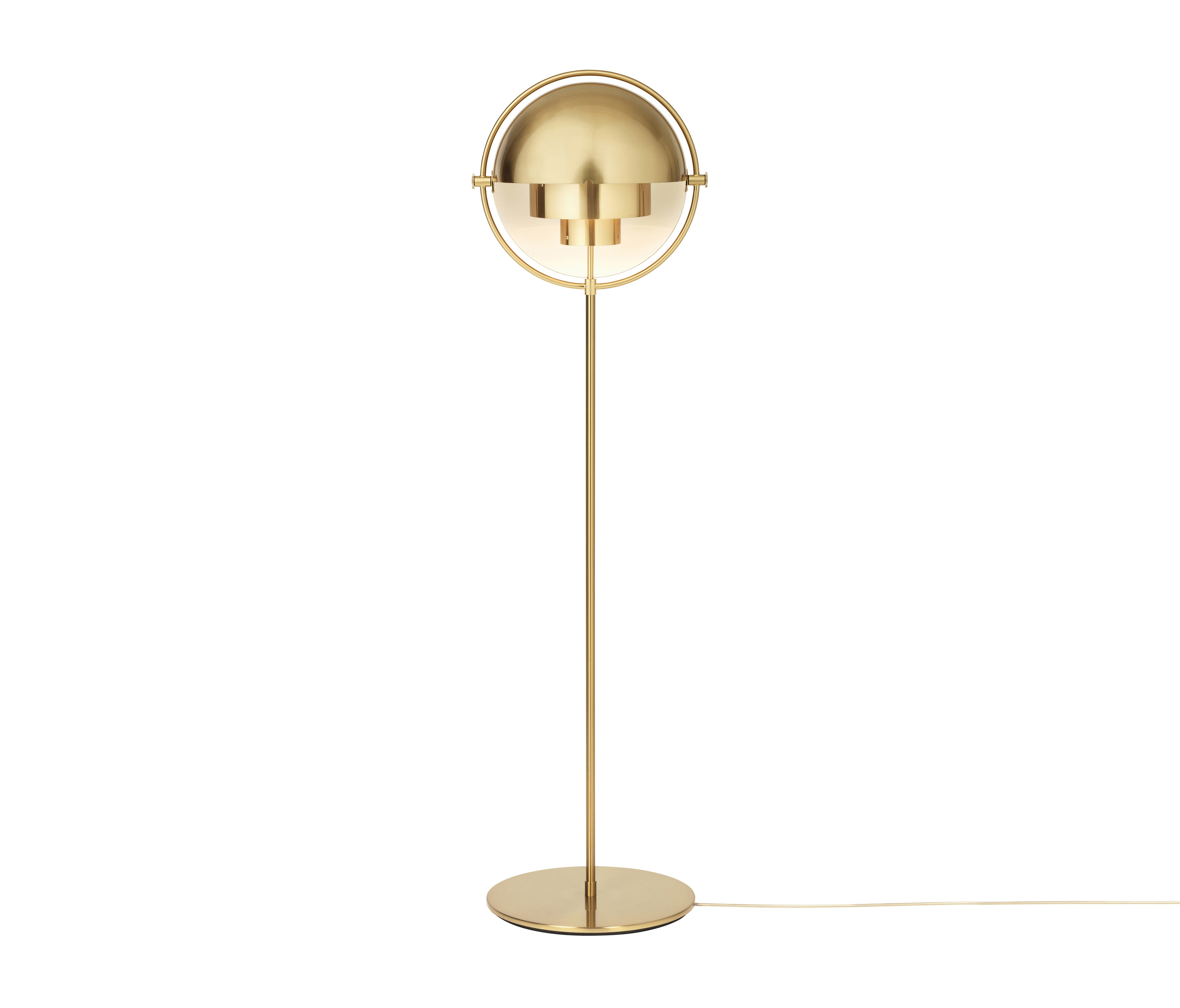 Display product Multi-Lite Floor Lamp | All Brass from manufacturer GUBI