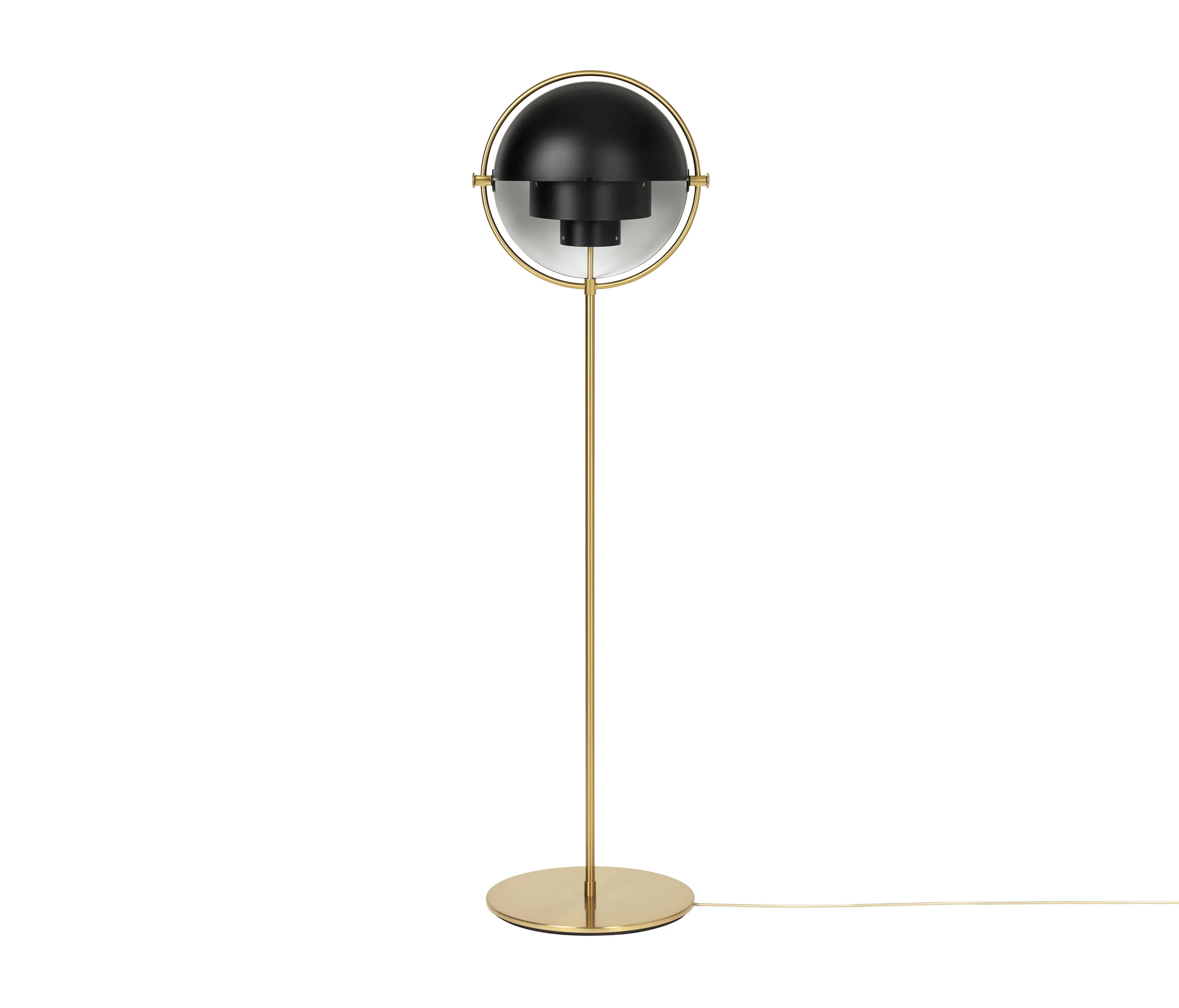 GUBI - Multi-Lite Floor Lamp | Brass/Black