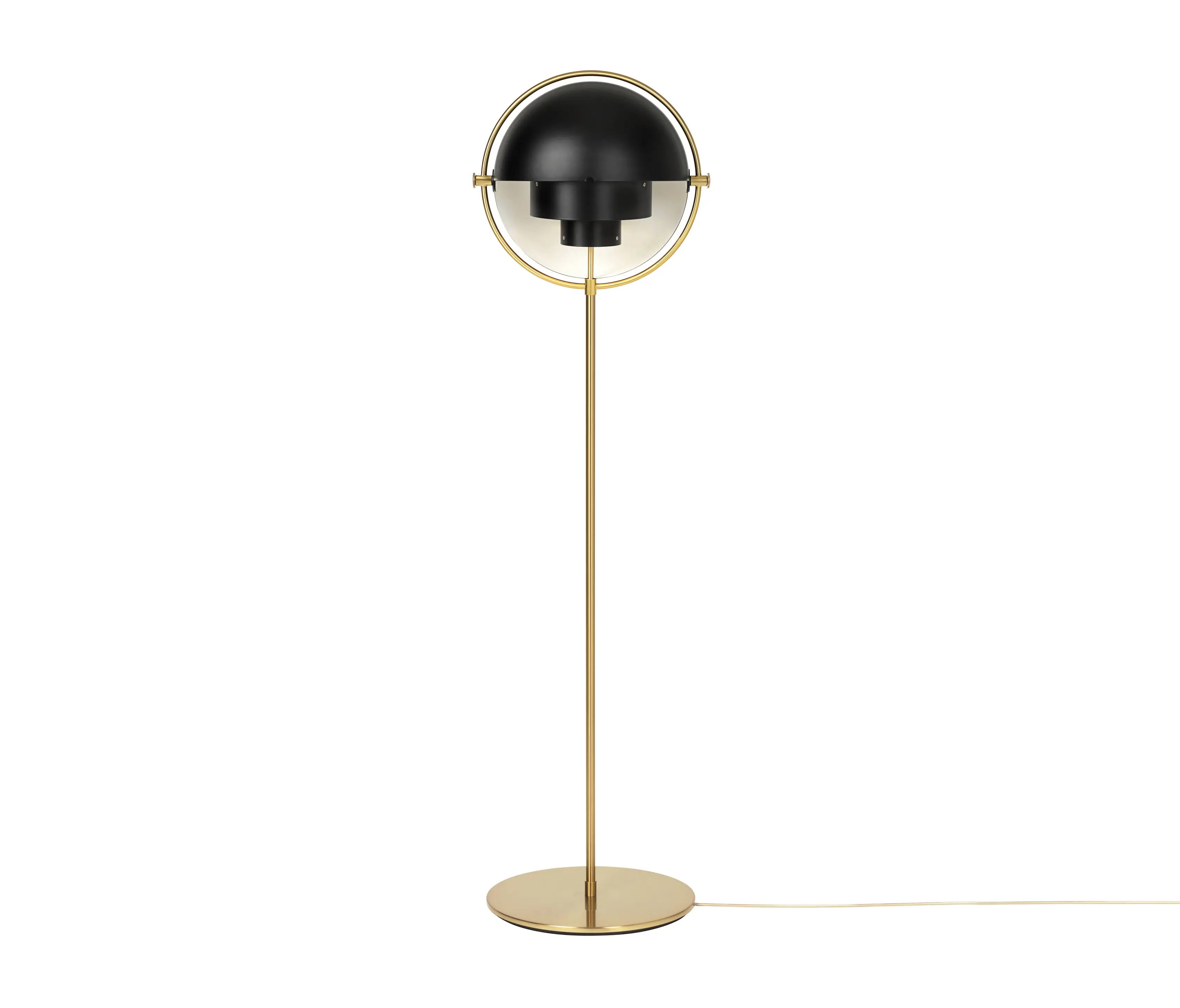 GUBI - Multi-Lite Floor Lamp | Brass/Black