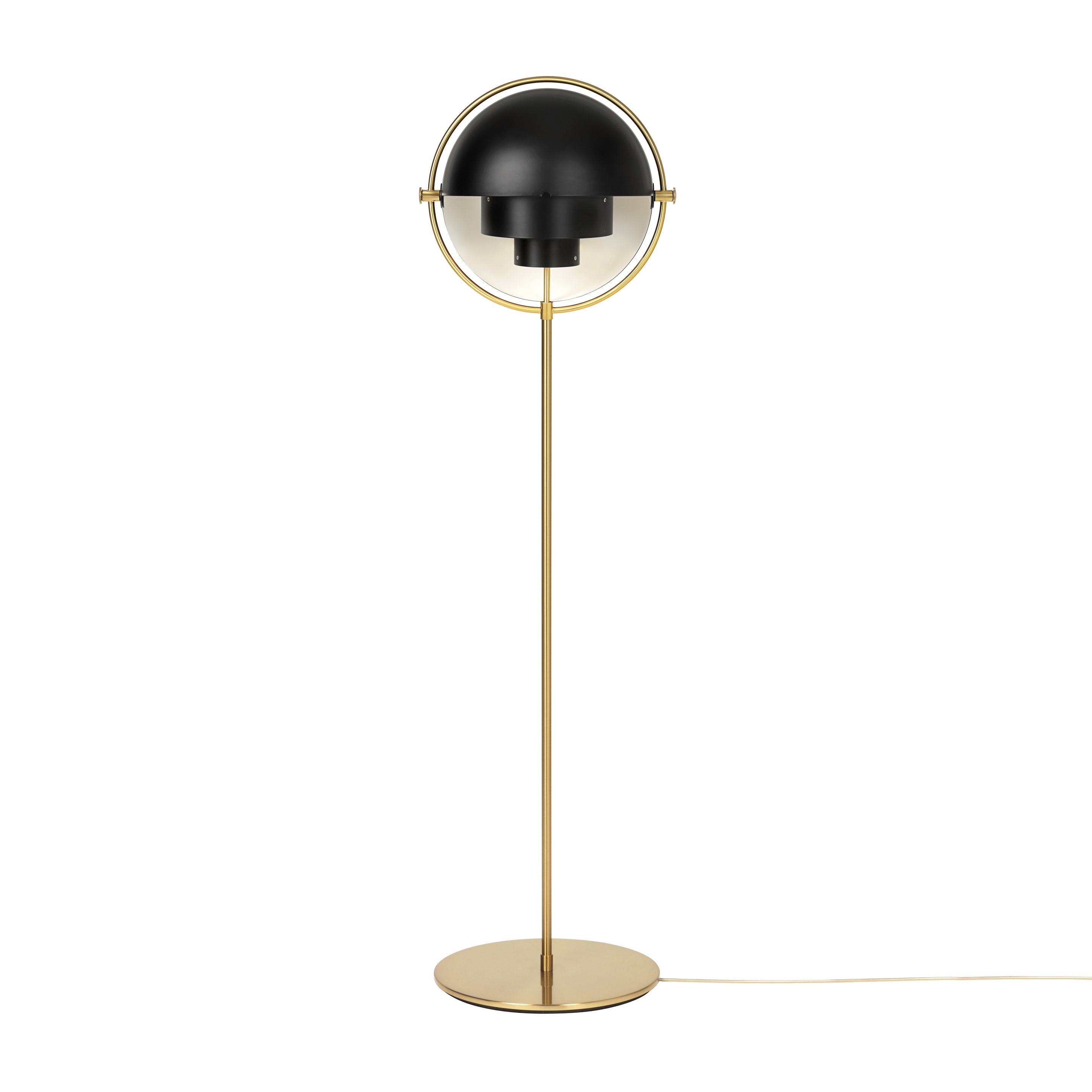 Multi-Lite Floor Lamp | Brass/Black